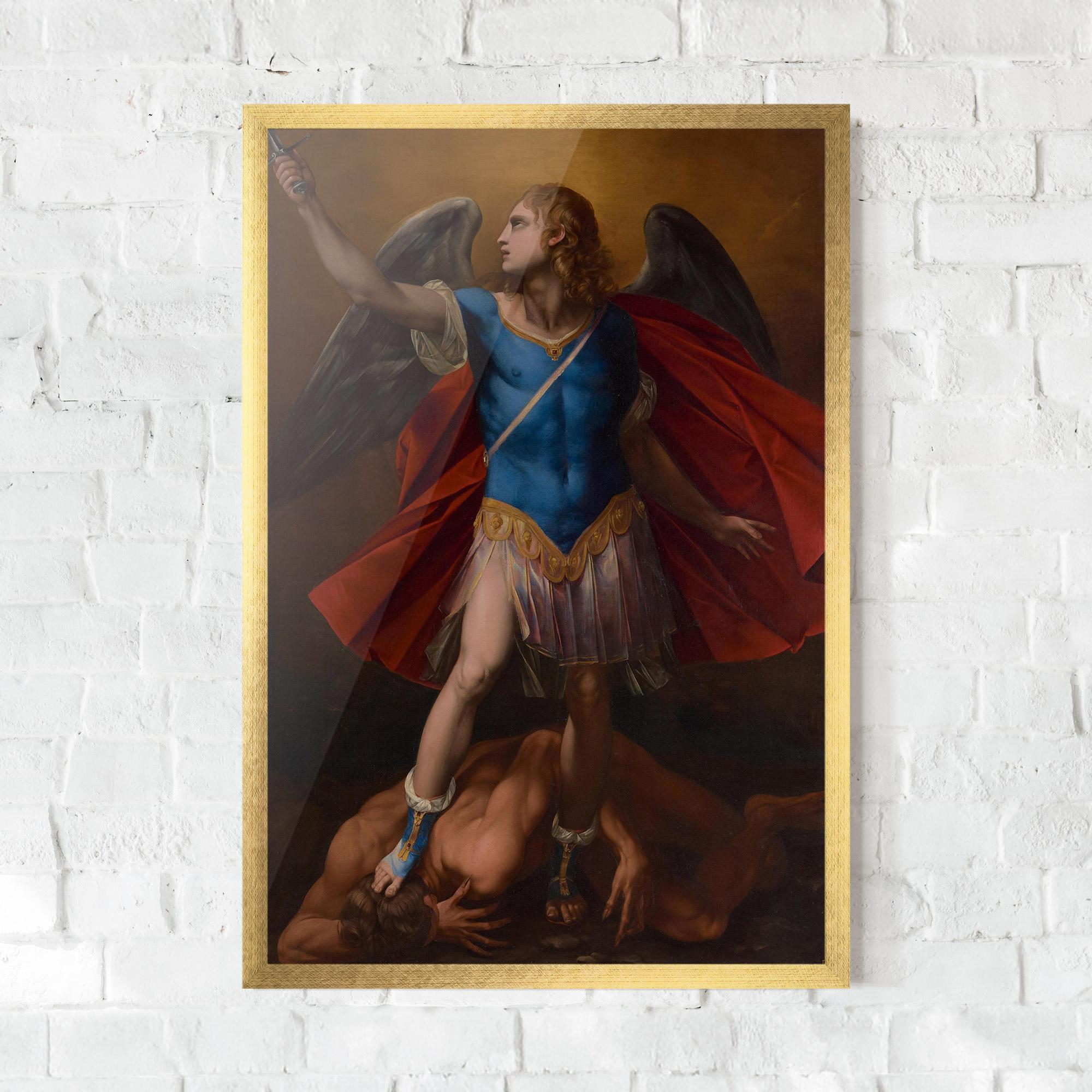 Gerahmte Poster Sword In Upraised mockup 0