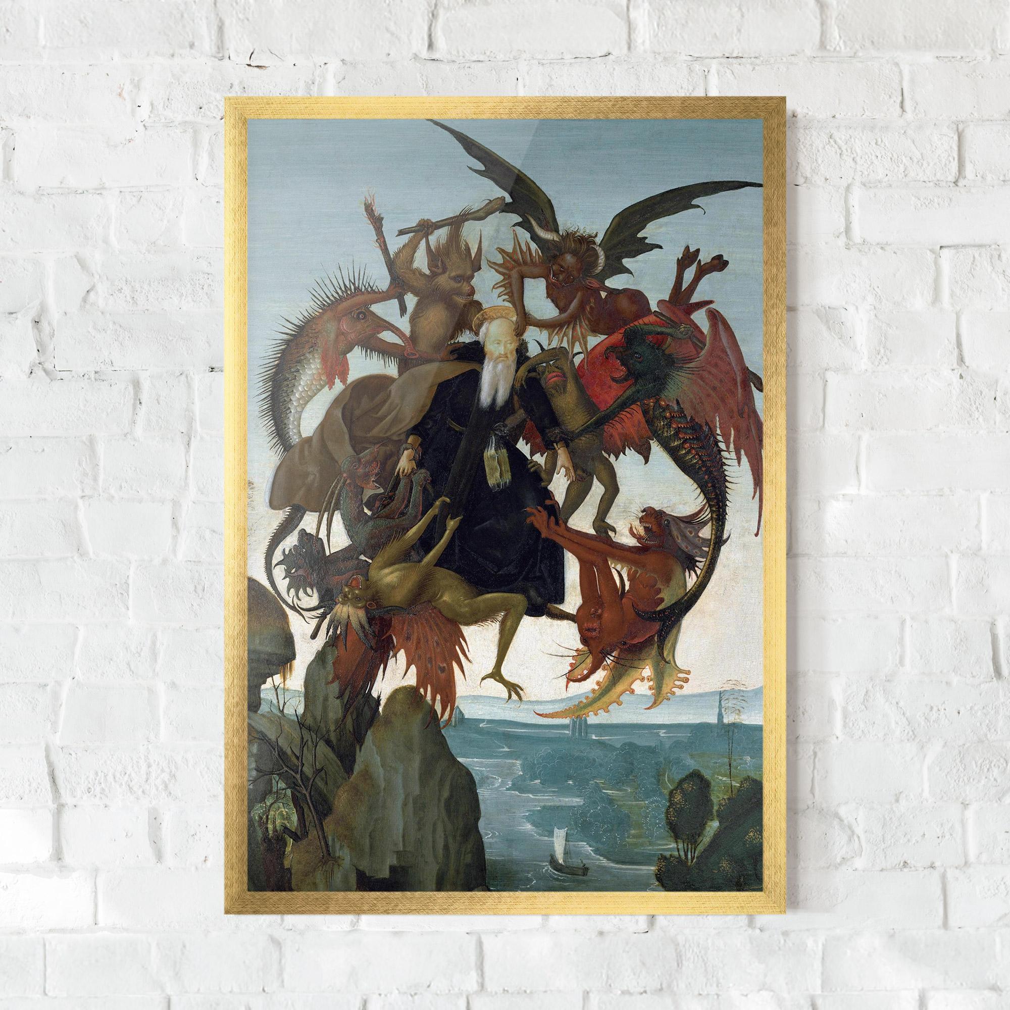 Gerahmte Poster Torment Of Saint mockup 0