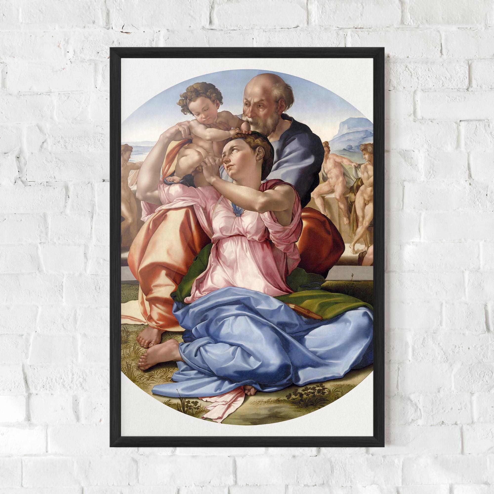 Gerahmte Poster Doni Tondo mockup 0