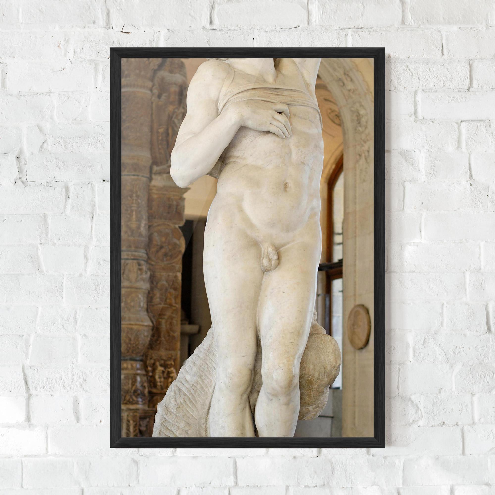 Gerahmte Poster Dying Slave mockup 0