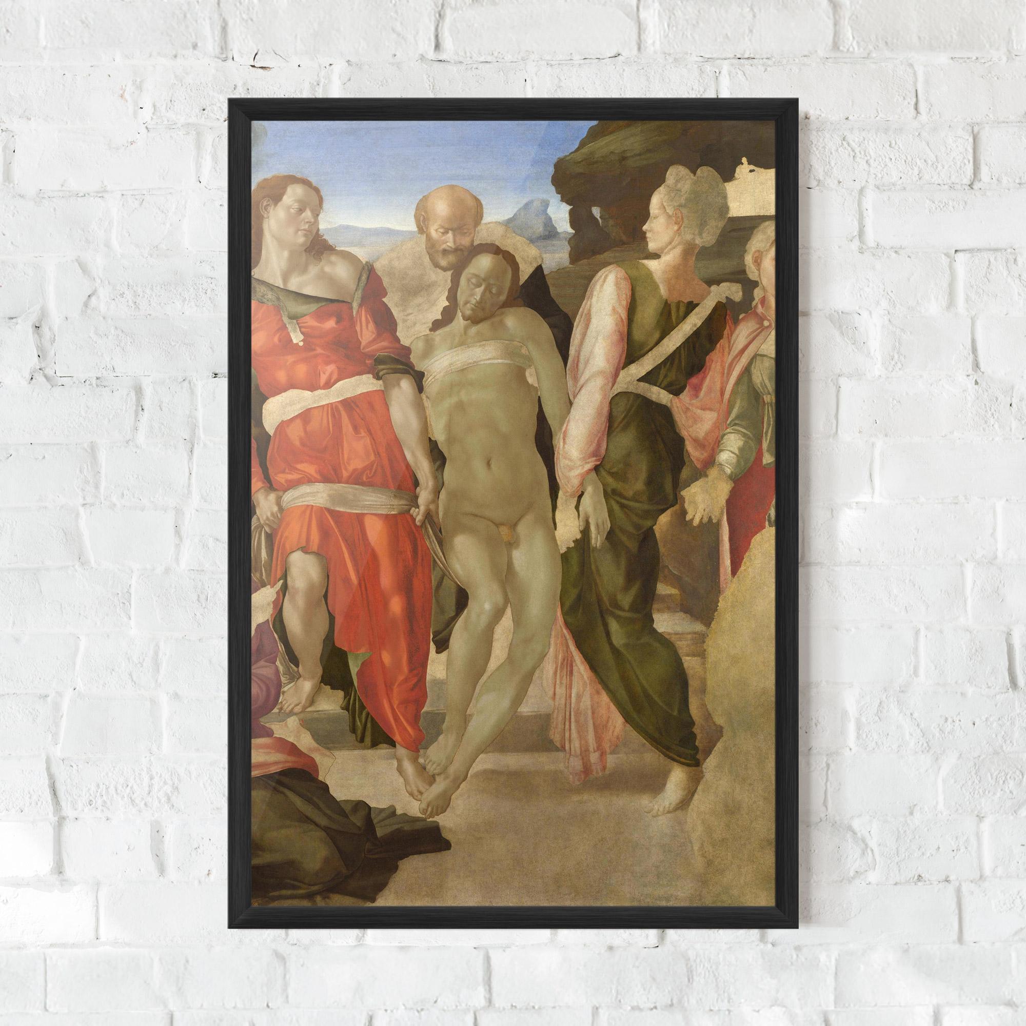 Gerahmte Poster Entombment mockup 0