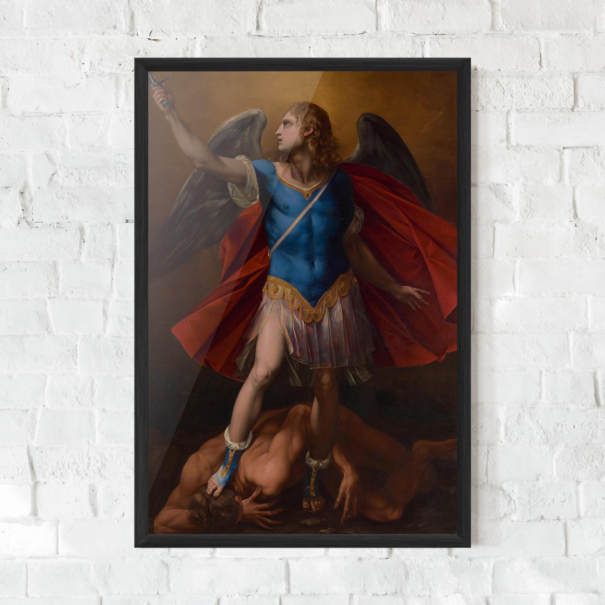 Gerahmte Poster Sword In Upraised mockup 0