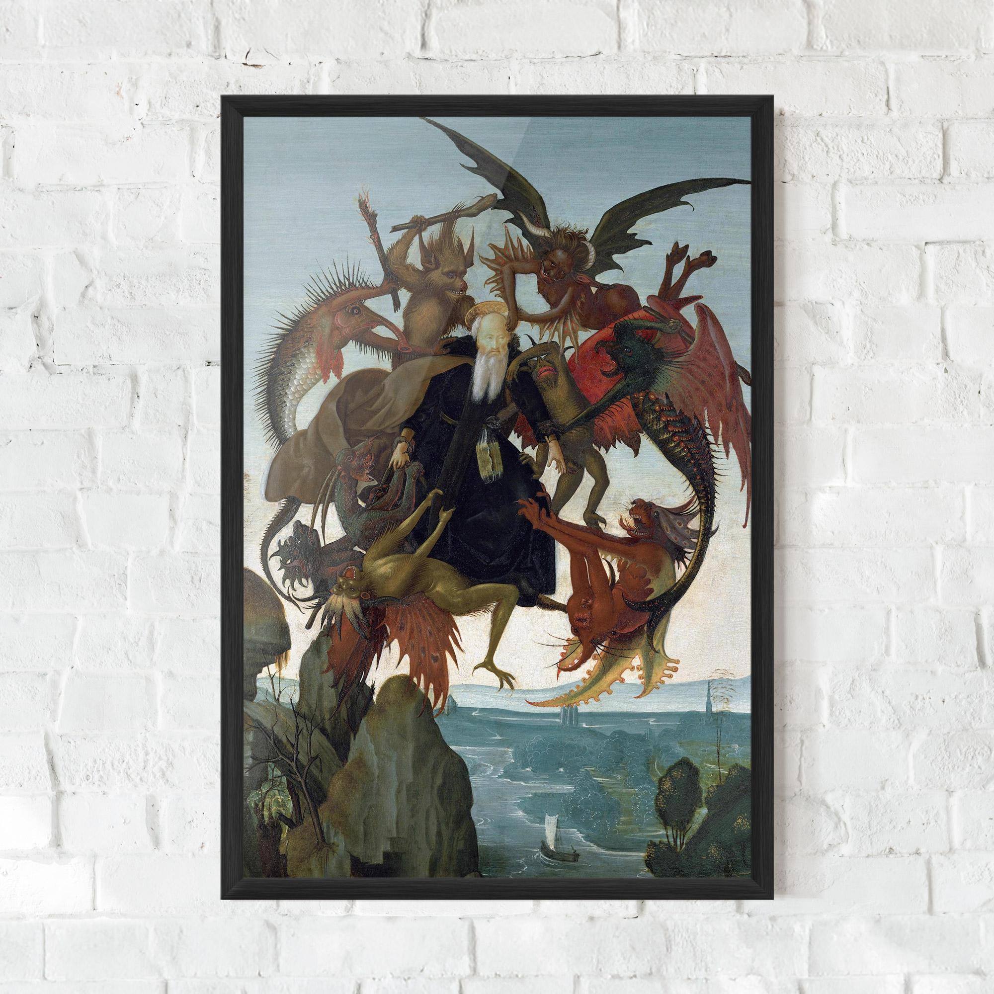 Gerahmte Poster Torment Of Saint mockup 0