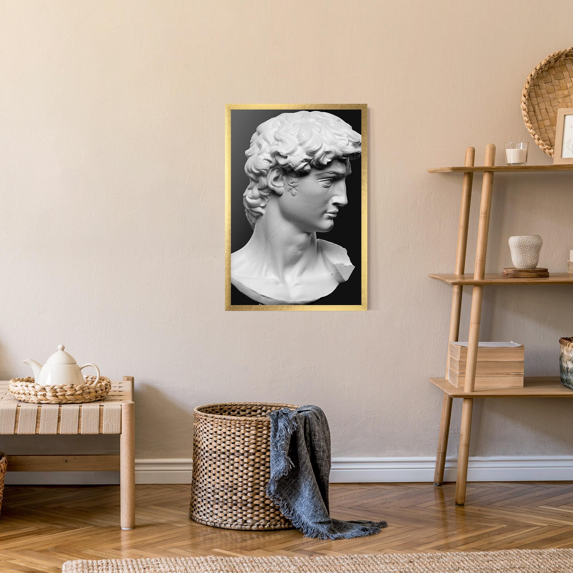 Gerahmte Poster David Head mockup 9