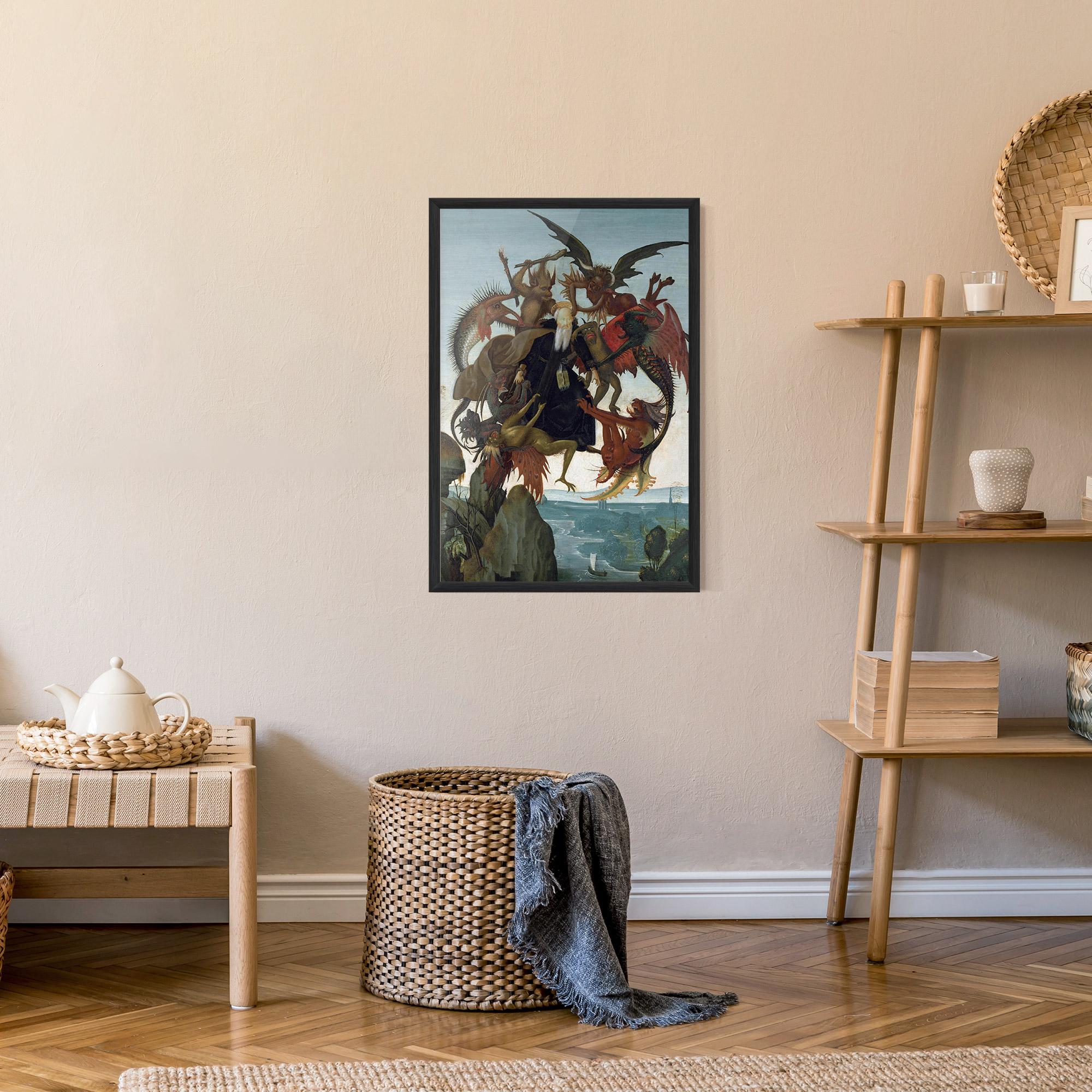 Gerahmte Poster Torment Of Saint mockup 9