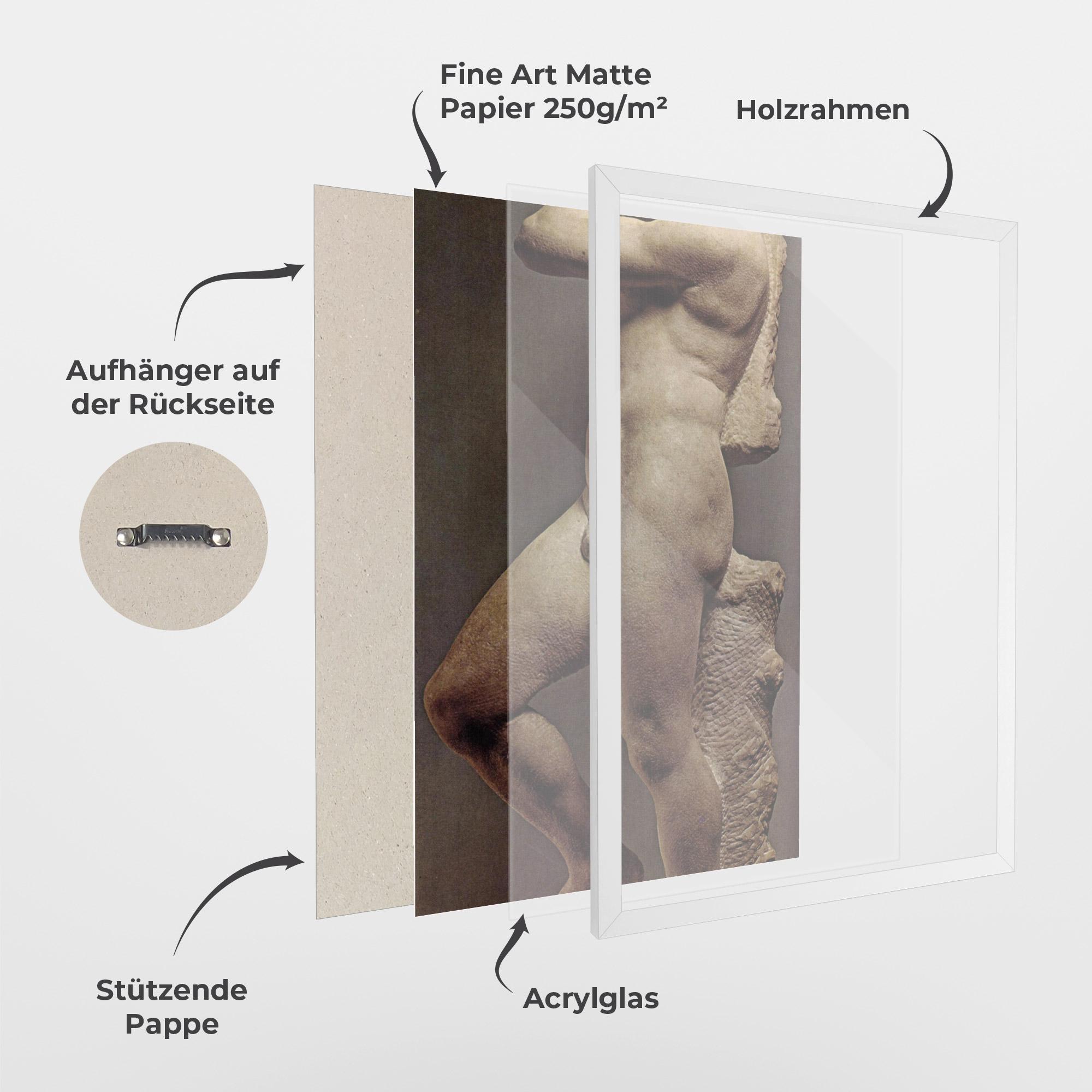 Gerahmte Poster Apollino mockup 1