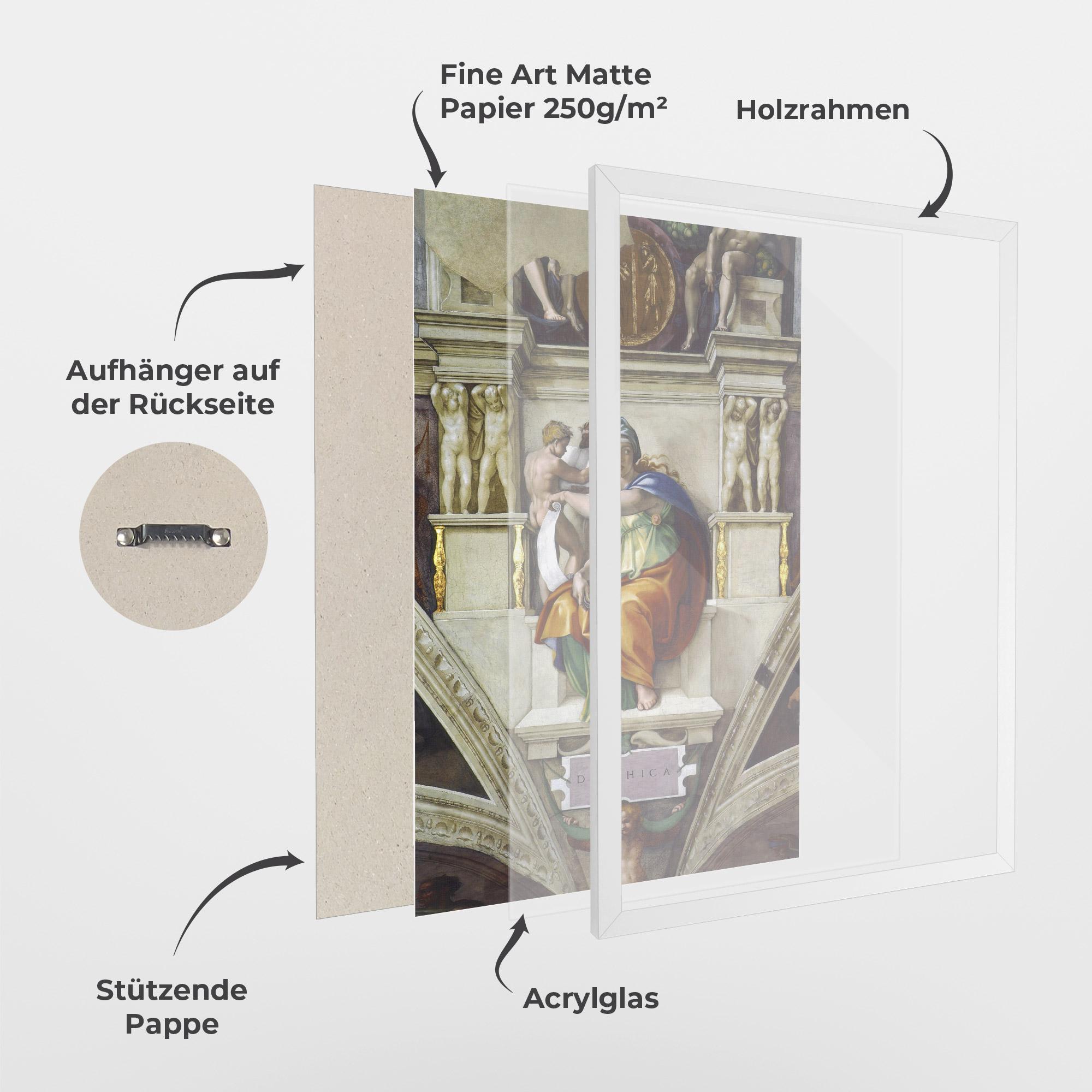 Gerahmte Poster Delphic Sibyl mockup 1