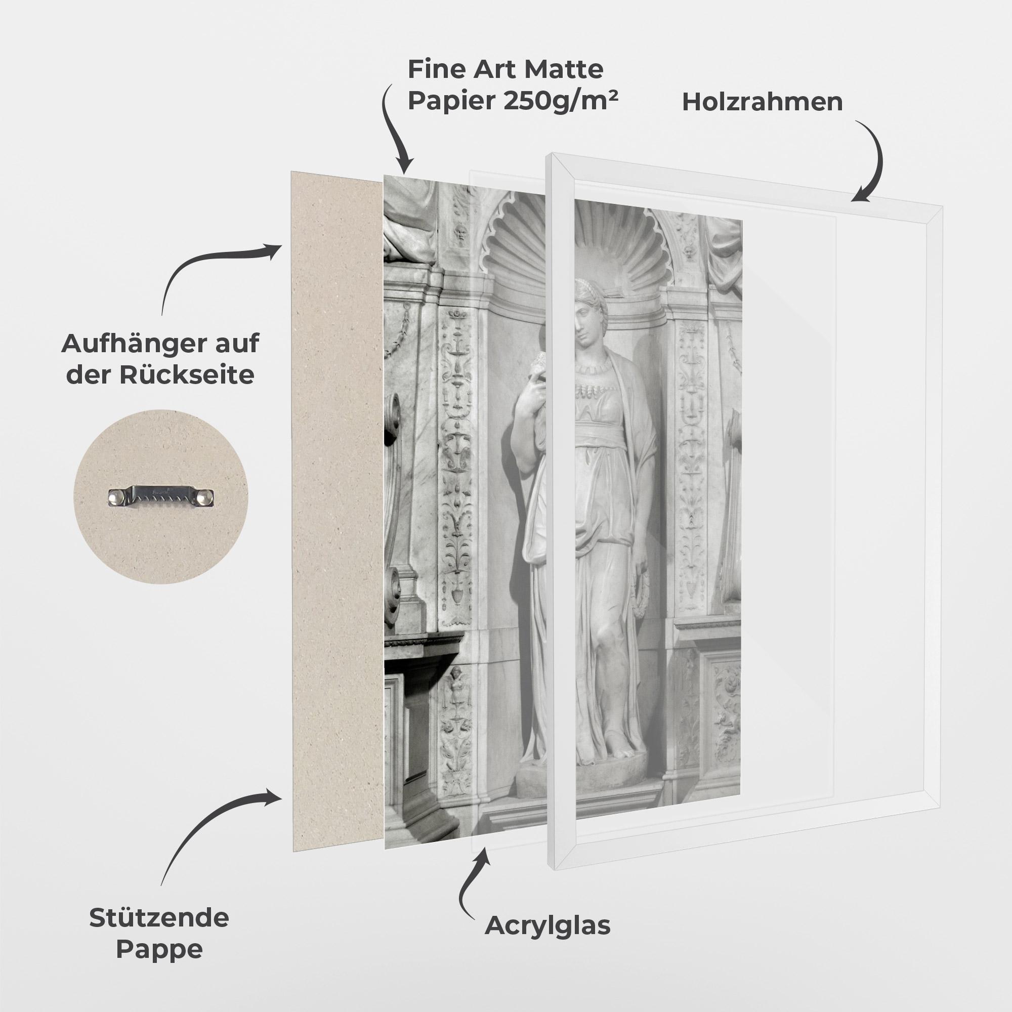 Gerahmte Poster Leah mockup 1