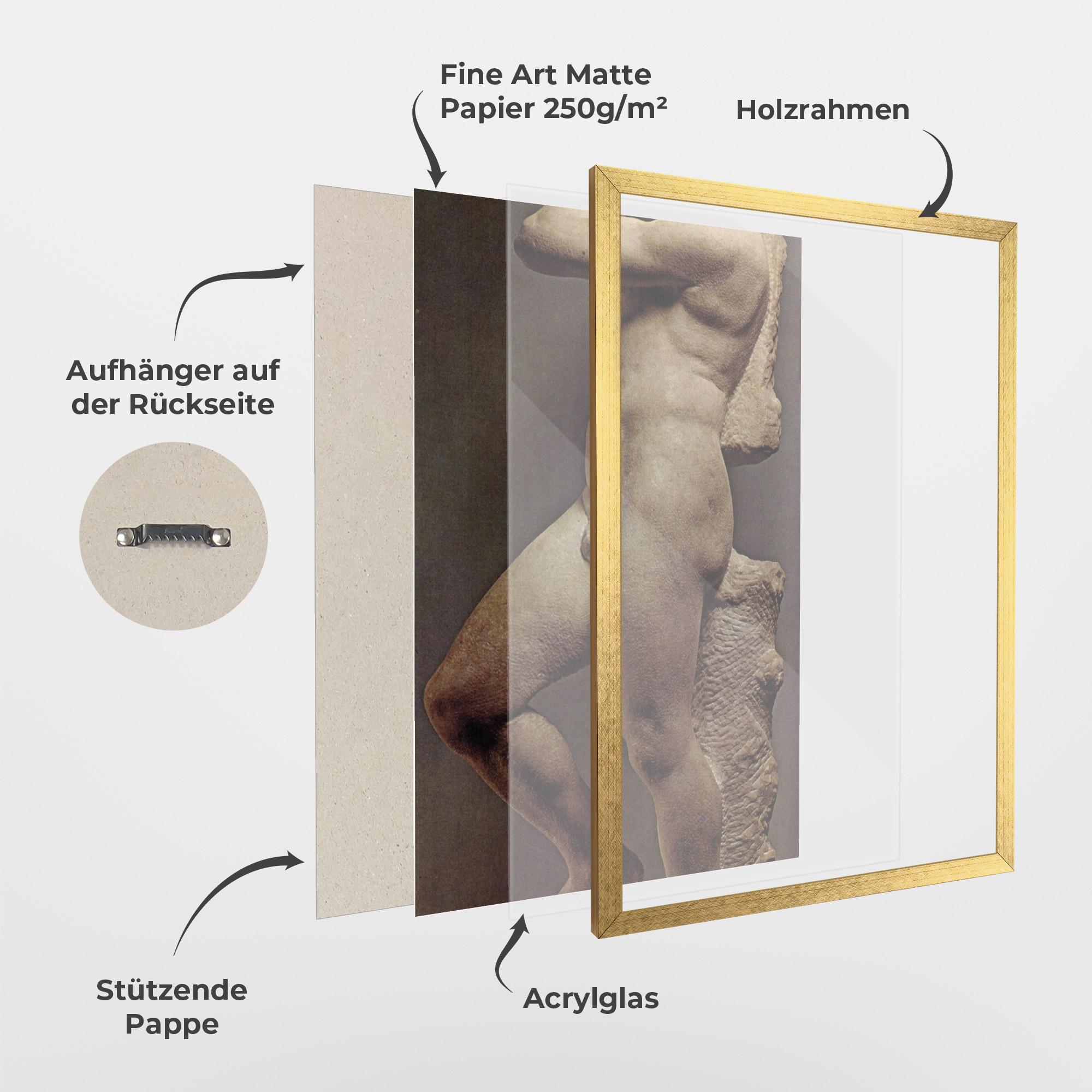 Gerahmte Poster Apollino mockup 1