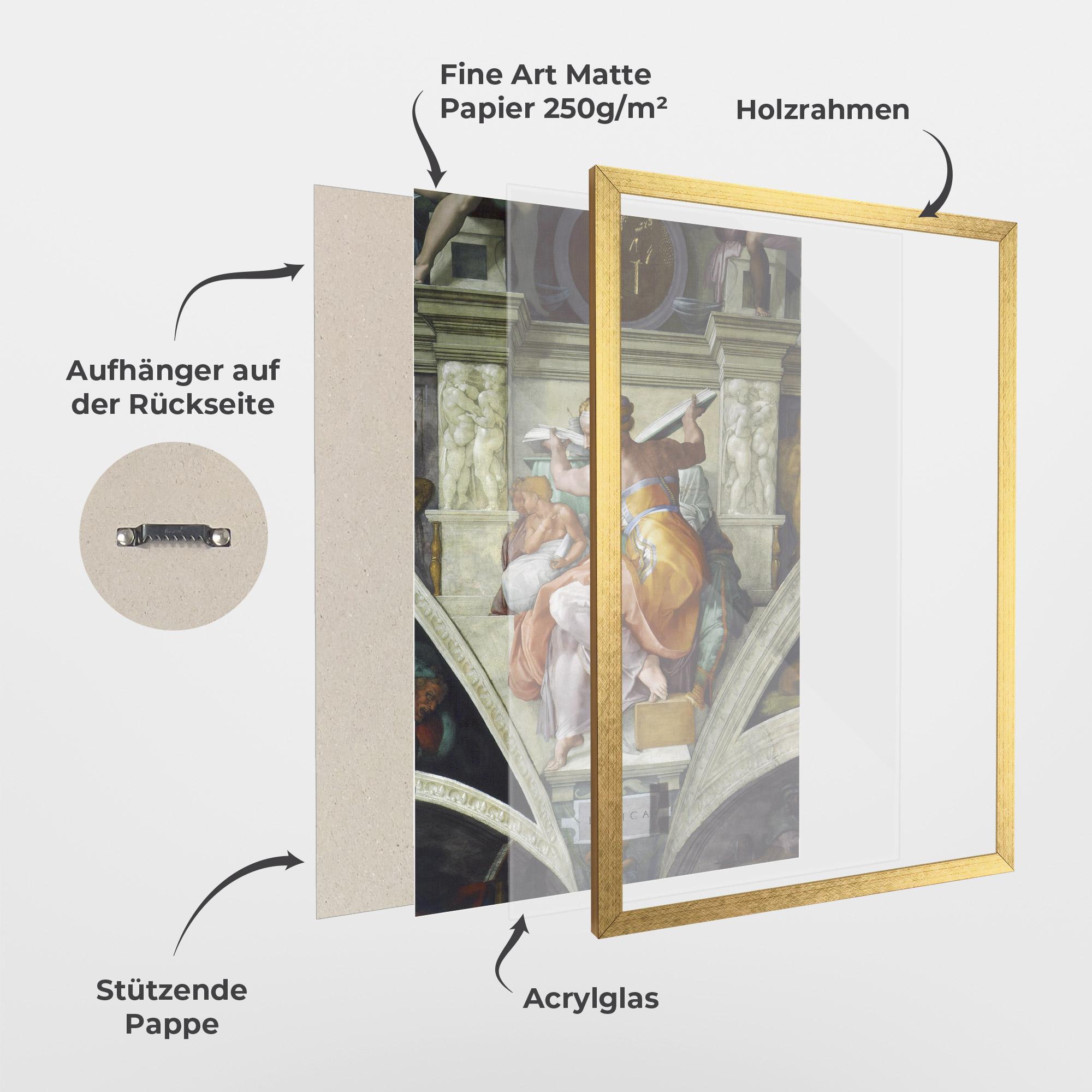 Gerahmte Poster Libyan Sibyles mockup 1