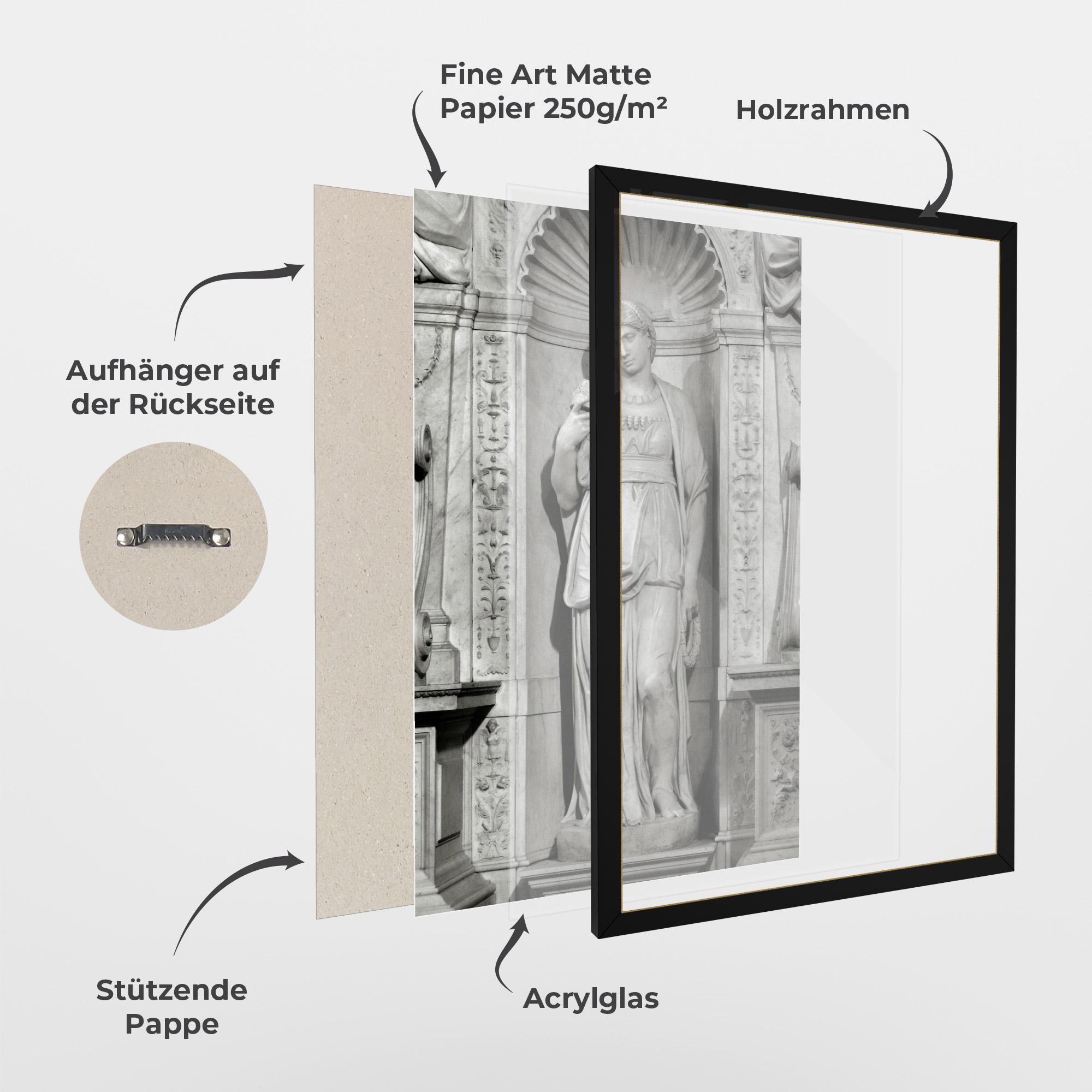 Gerahmte Poster Leah mockup 1