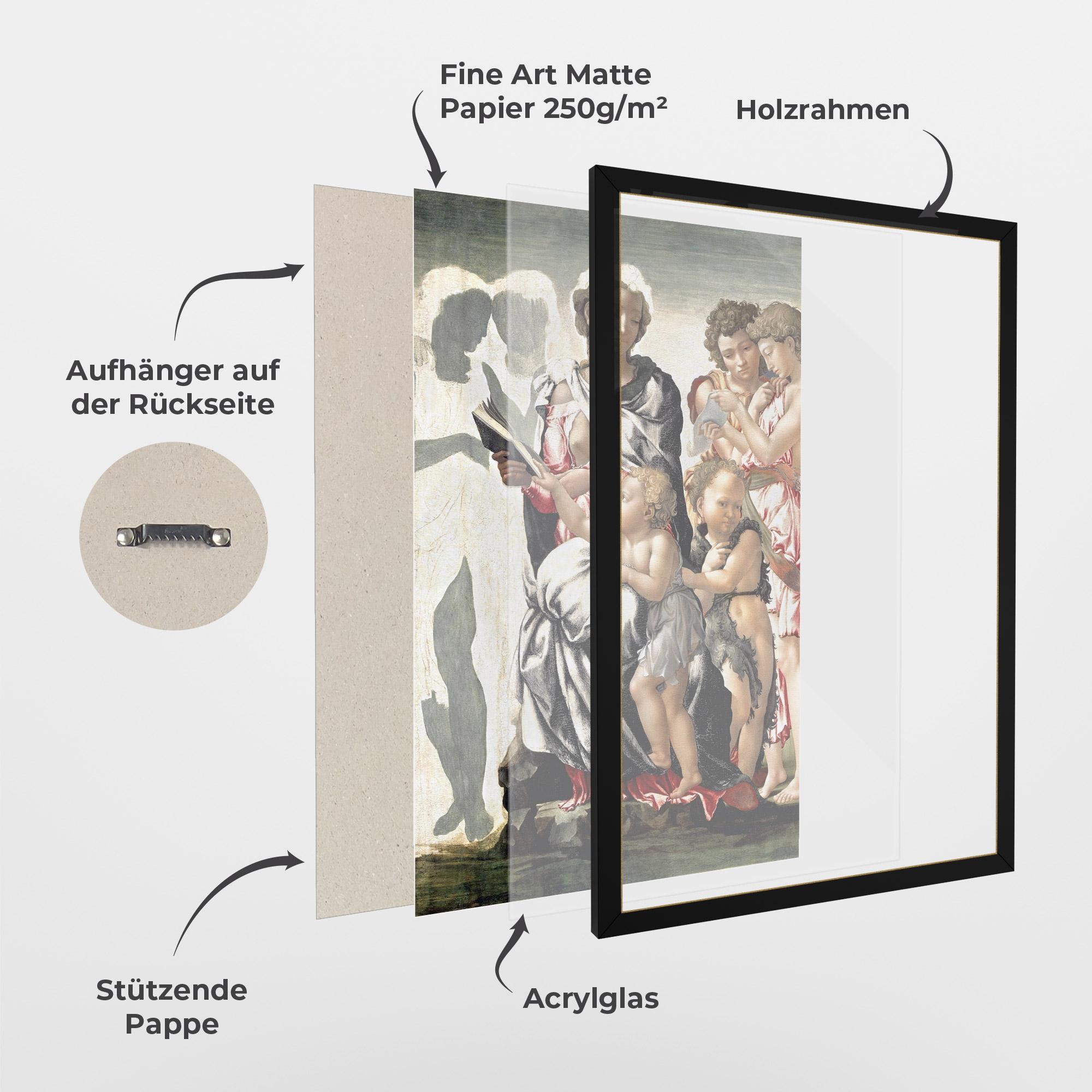 Gerahmte Poster Manchester Madonna mockup 1