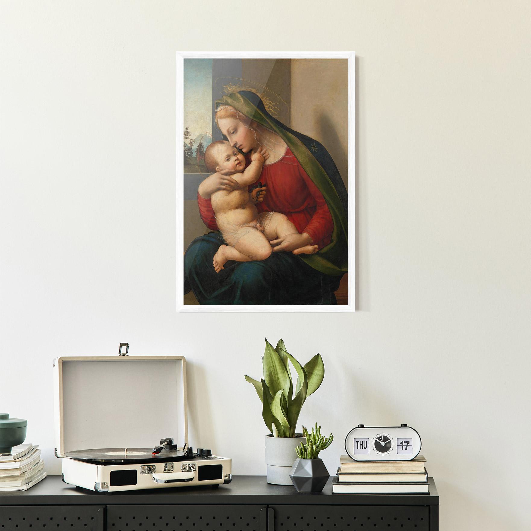 Gerahmte Poster Madonna And Child mockup 2