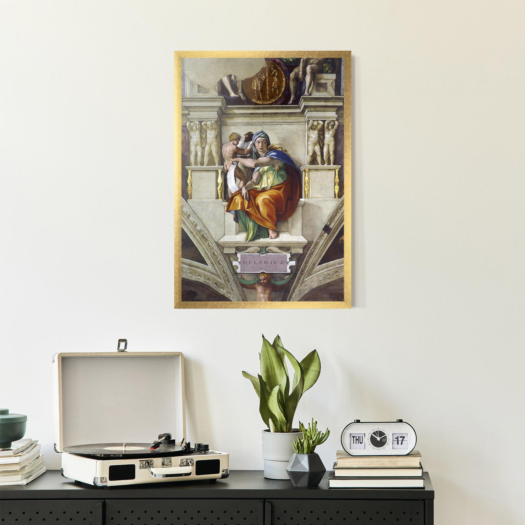Gerahmte Poster Delphic Sibyl mockup 2