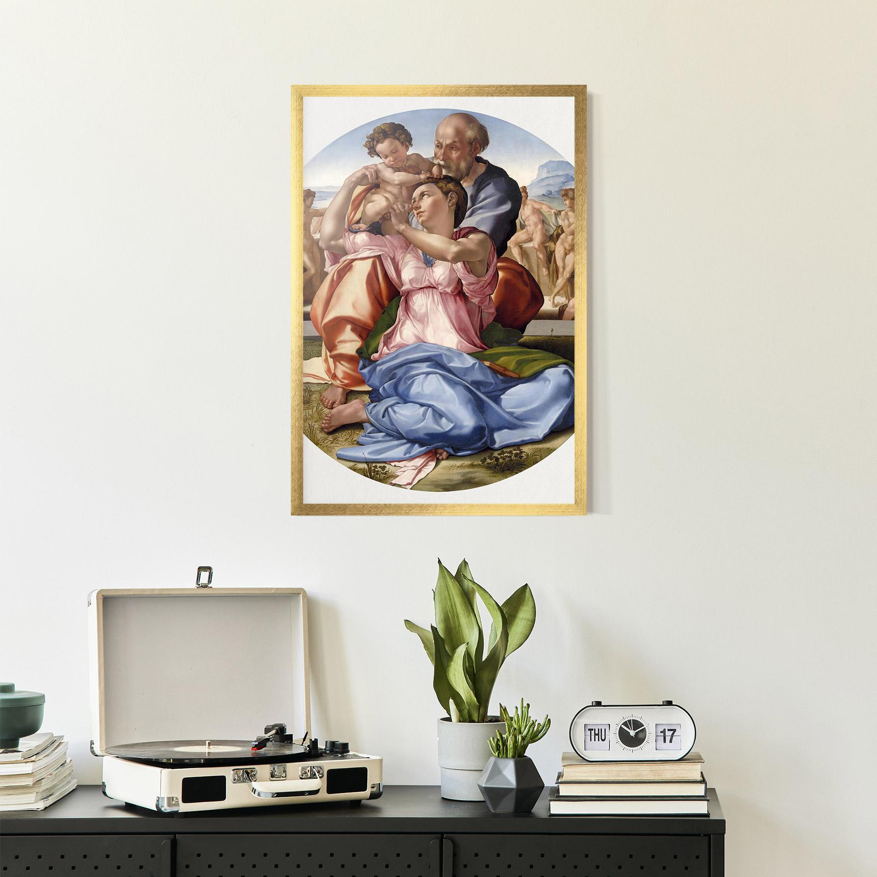 Gerahmte Poster Doni Tondo mockup 2