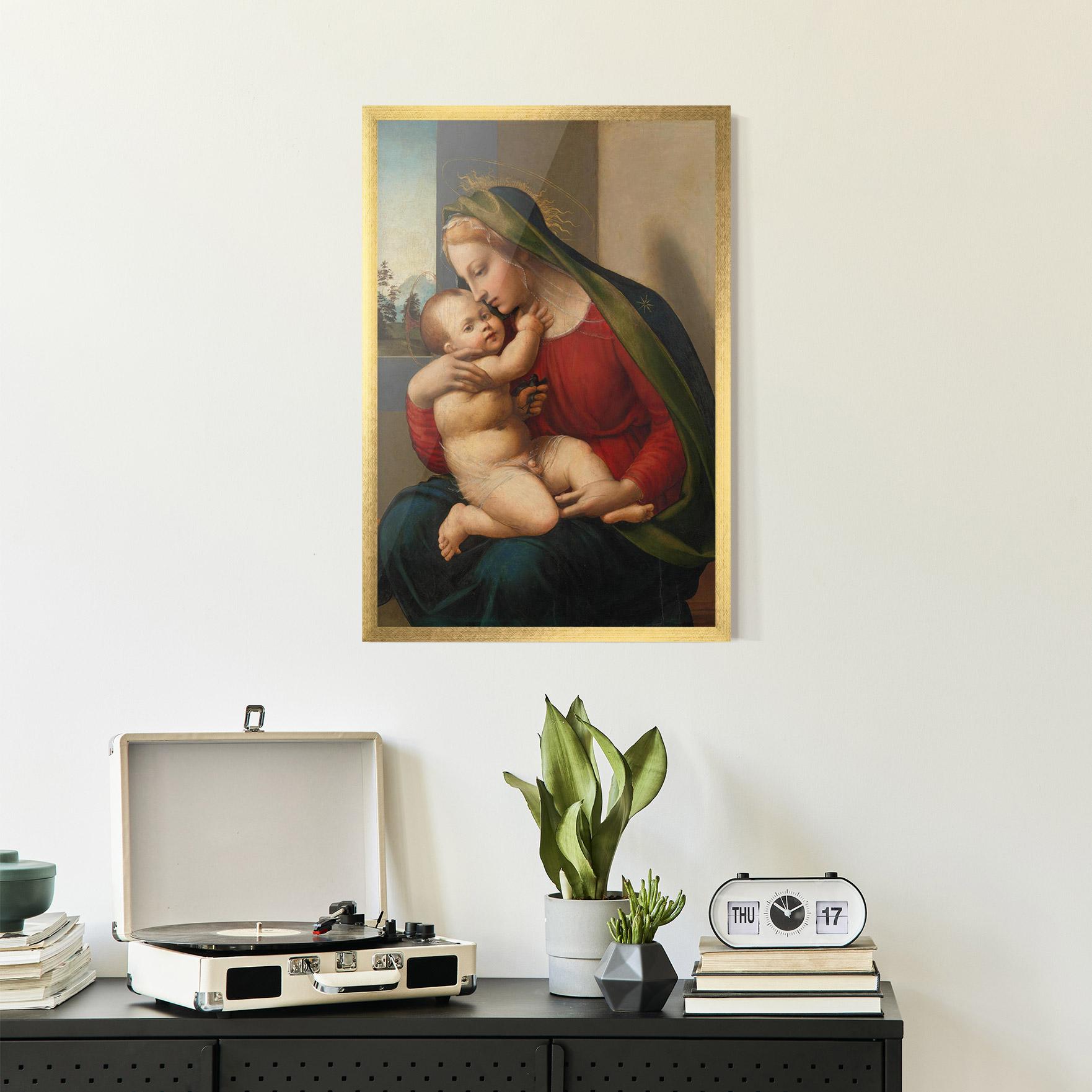 Gerahmte Poster Madonna And Child mockup 2
