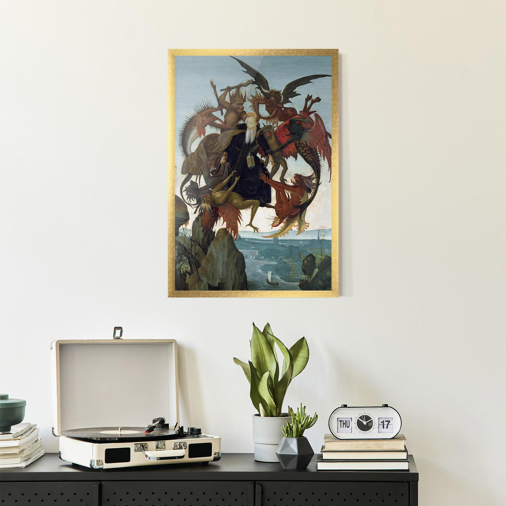 Gerahmte Poster Torment Of Saint mockup 2