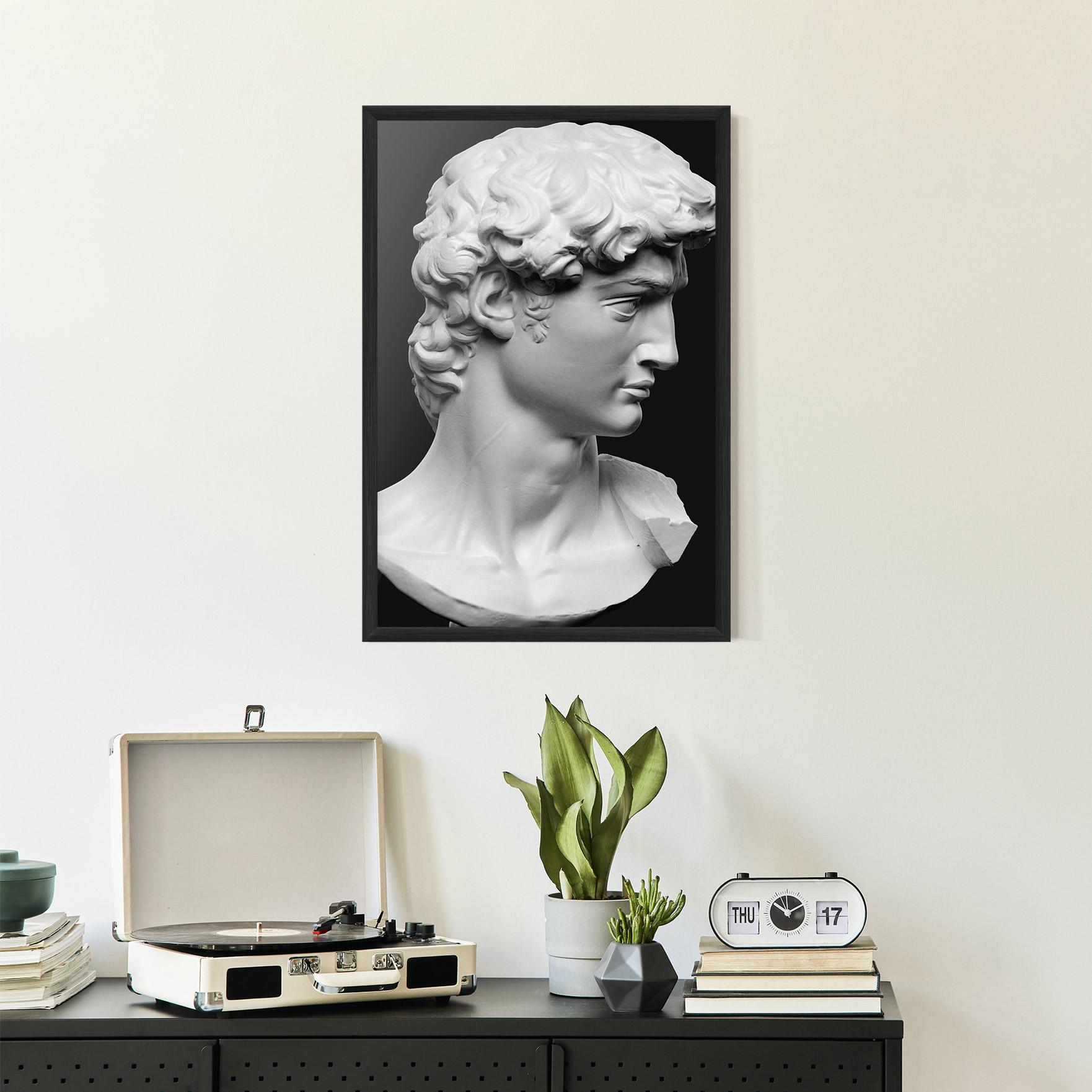 Gerahmte Poster David Head mockup 2