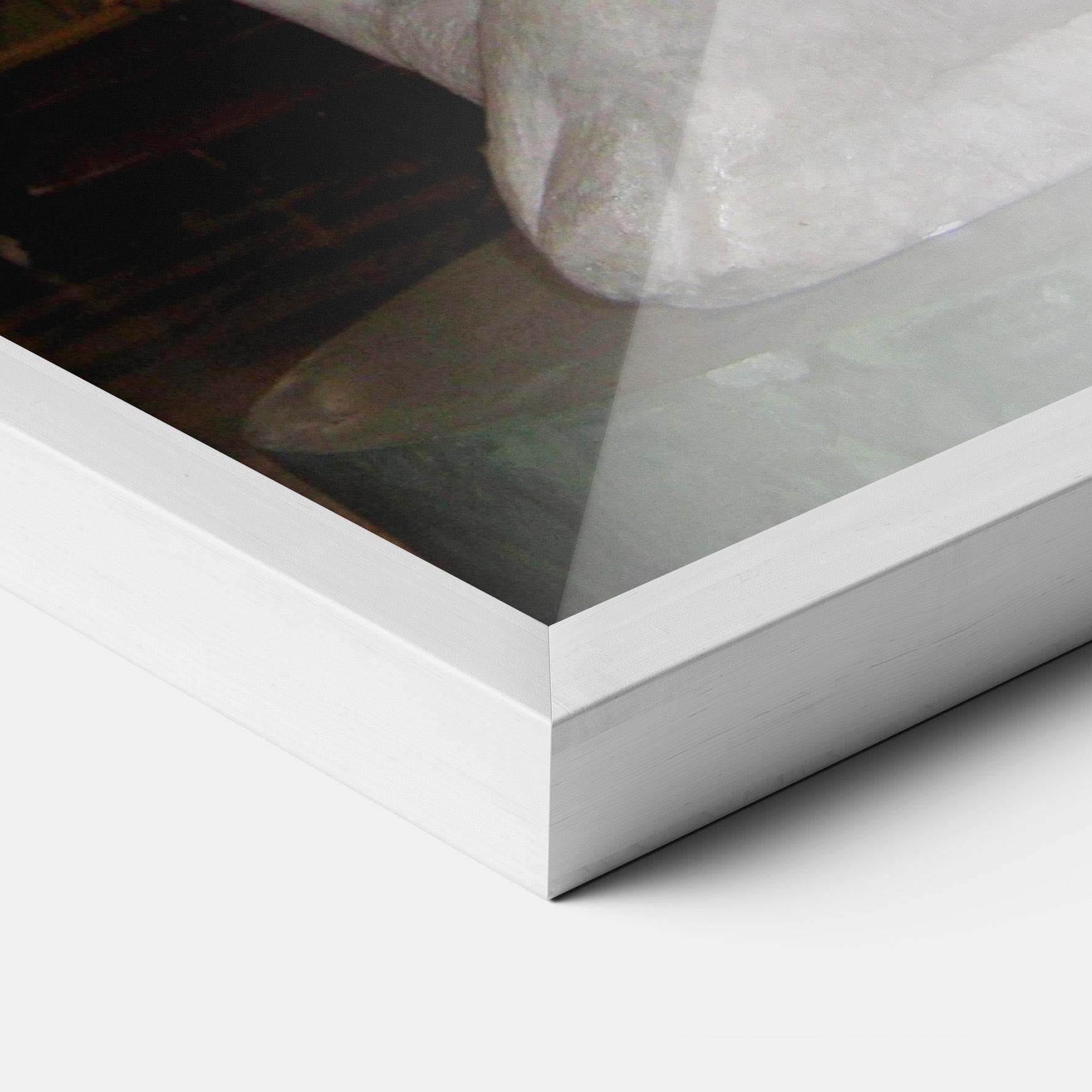 Gerahmte Poster Crouching Boy mockup 3