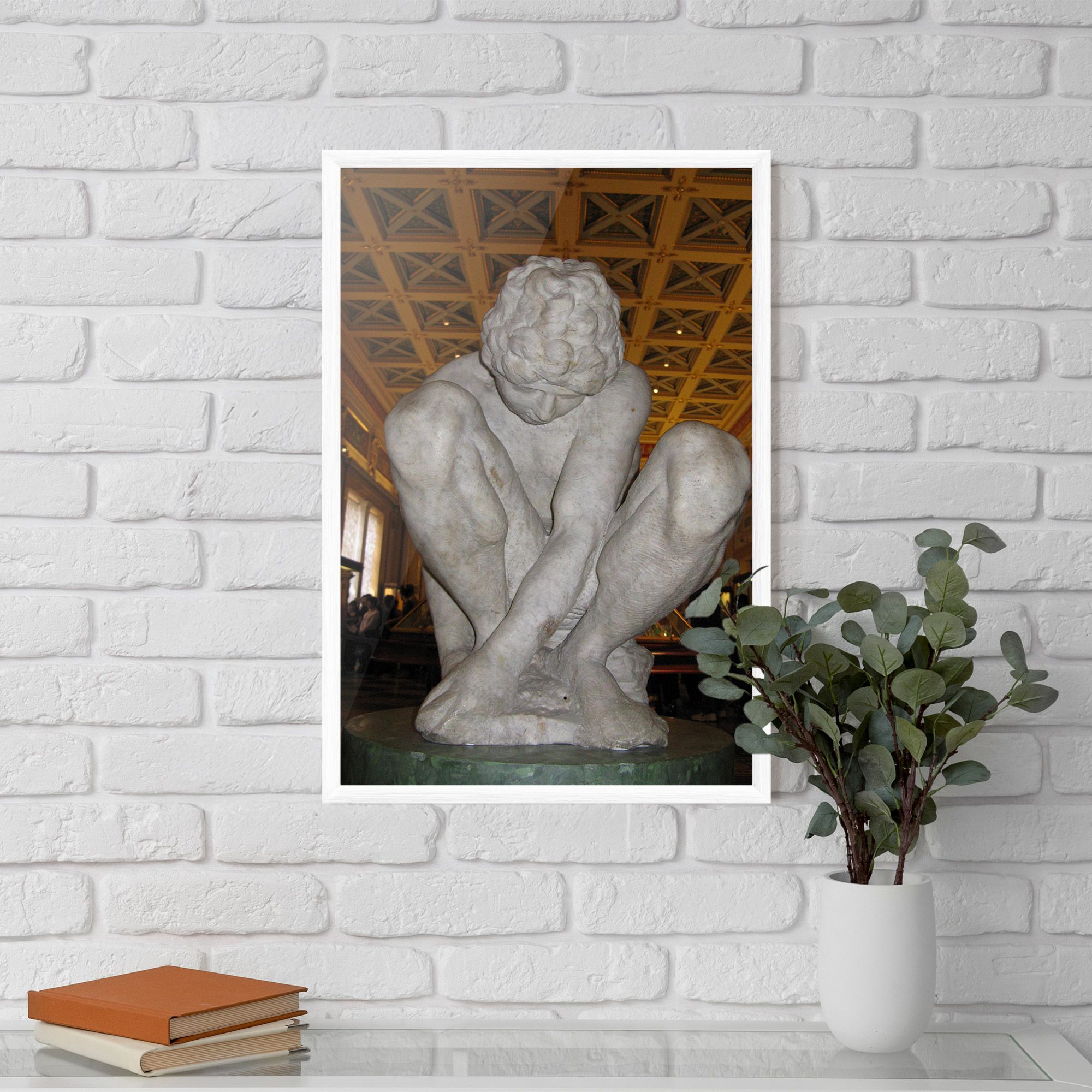 Crouching Boy mockup 5