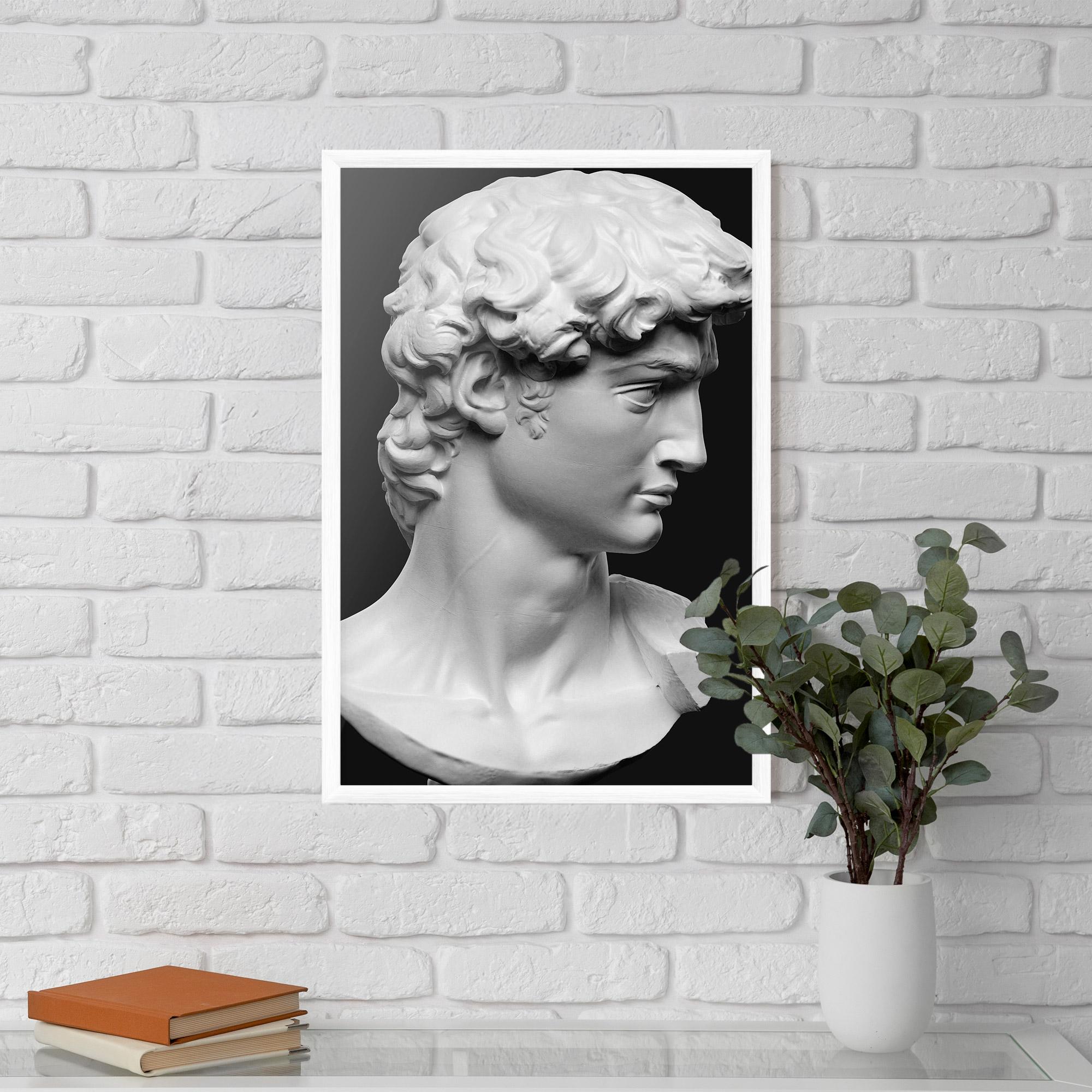 Gerahmte Poster David Head mockup 5