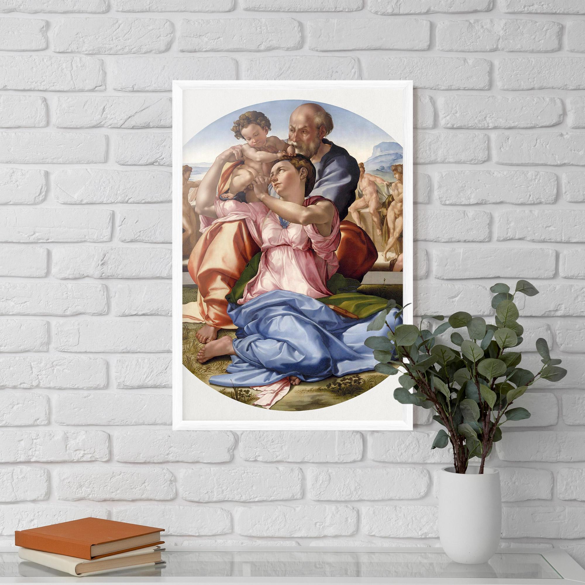 Gerahmte Poster Doni Tondo mockup 5