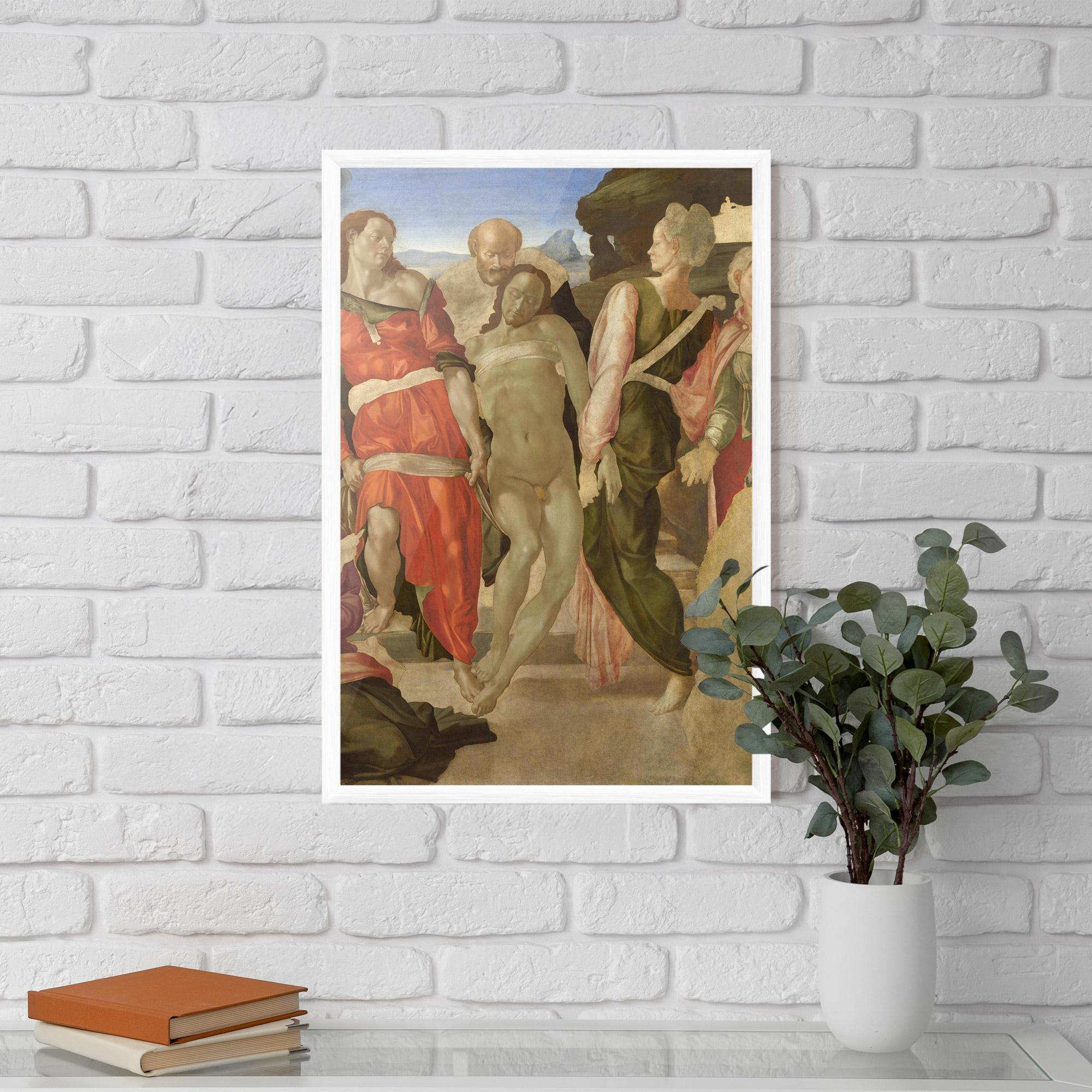 Gerahmte Poster Entombment mockup 5