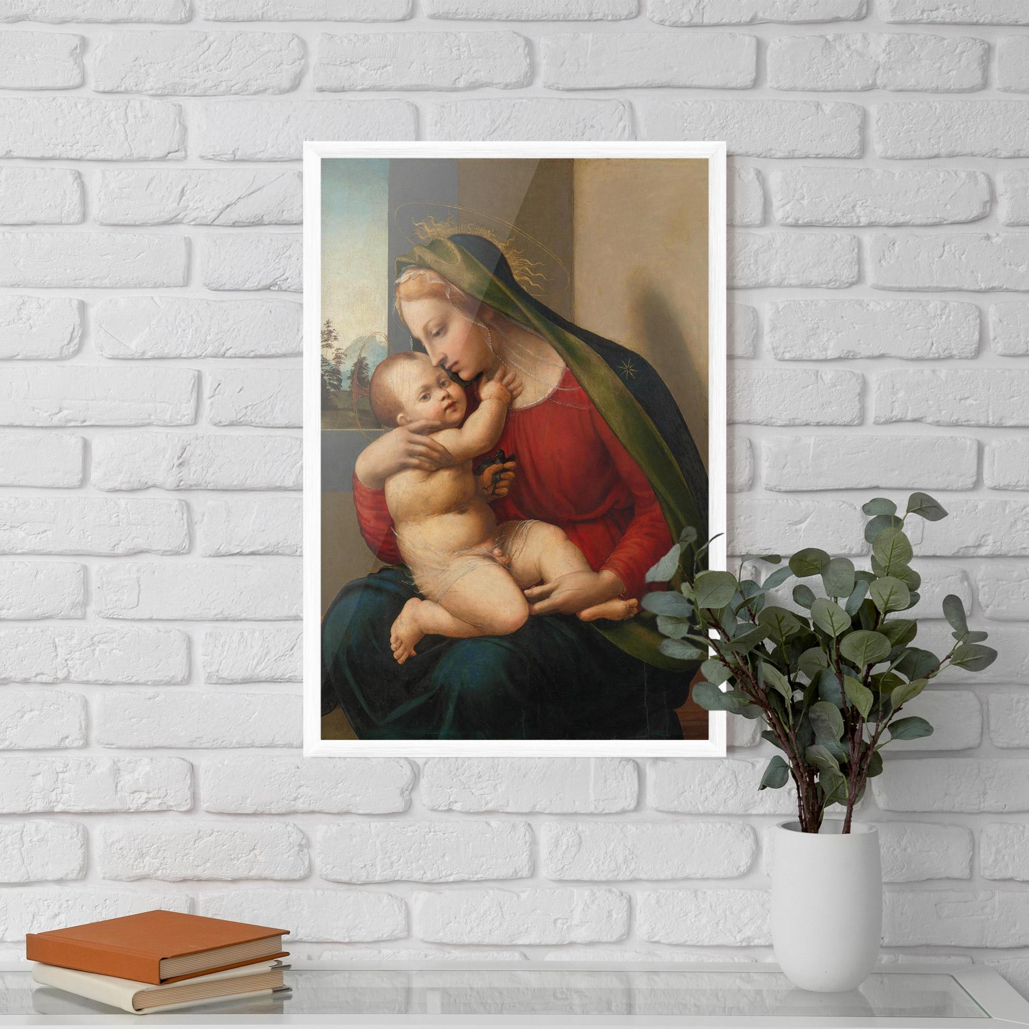 Gerahmte Poster Madonna And Child mockup 5