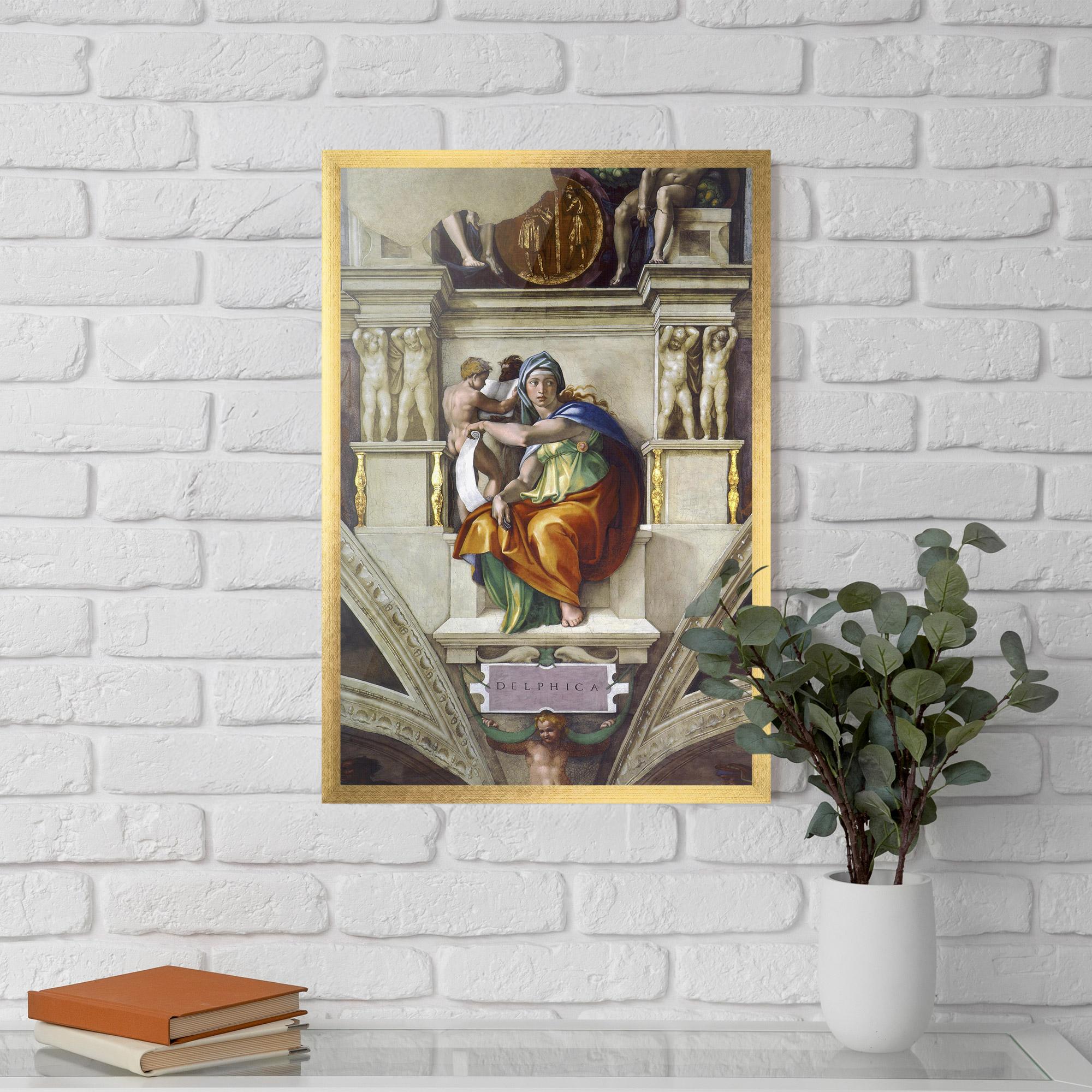 Gerahmte Poster Delphic Sibyl mockup 5