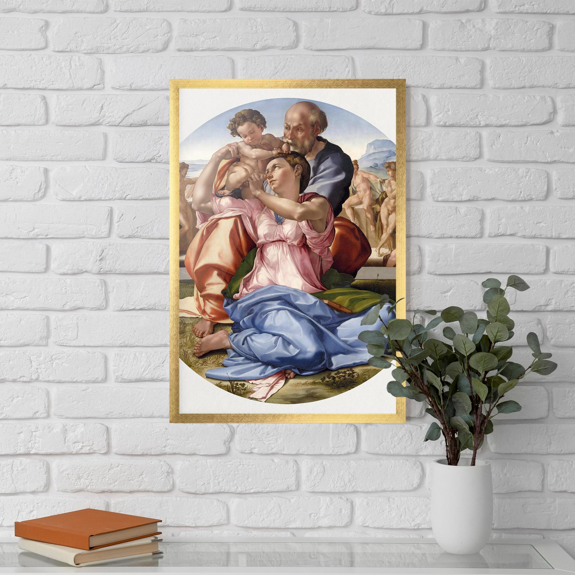 Gerahmte Poster Doni Tondo mockup 5