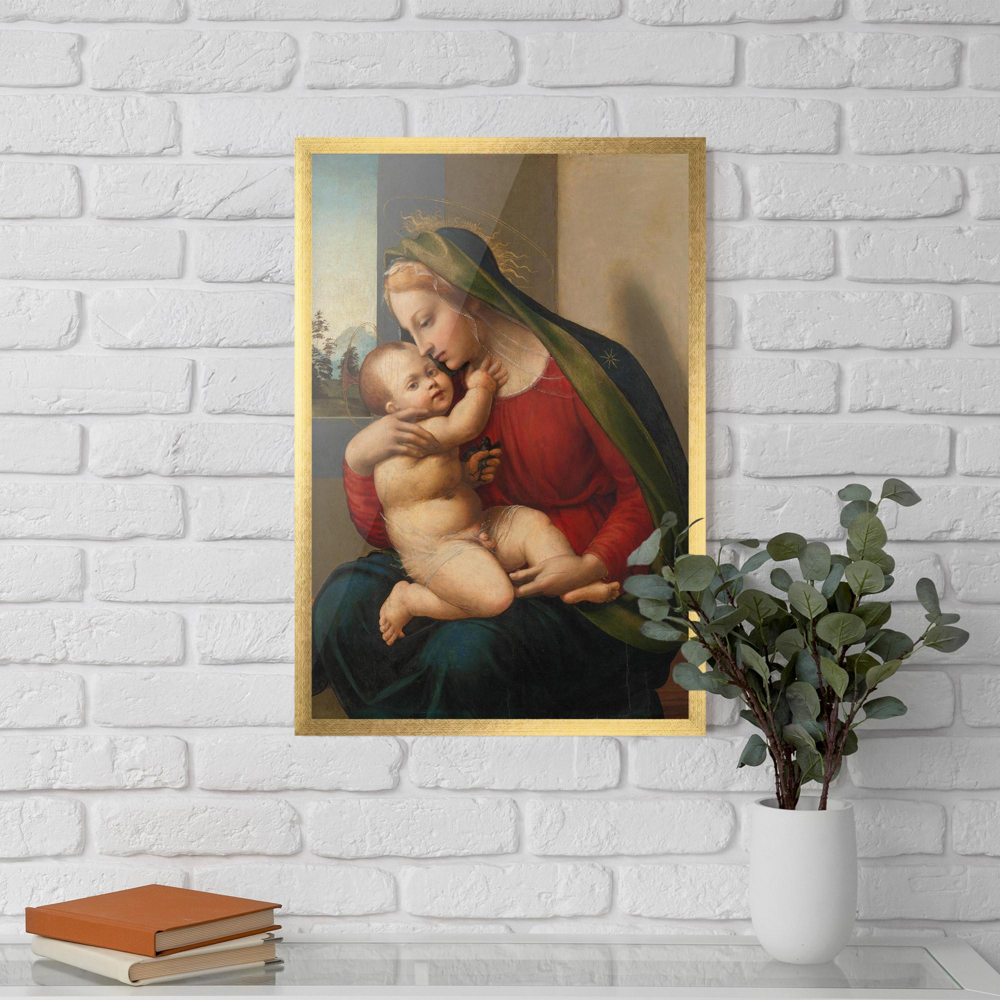 Gerahmte Poster Madonna And Child mockup 5