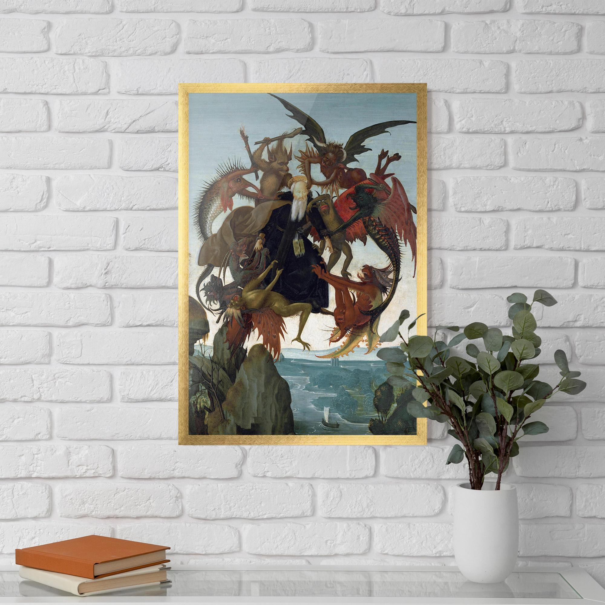 Gerahmte Poster Torment Of Saint mockup 5