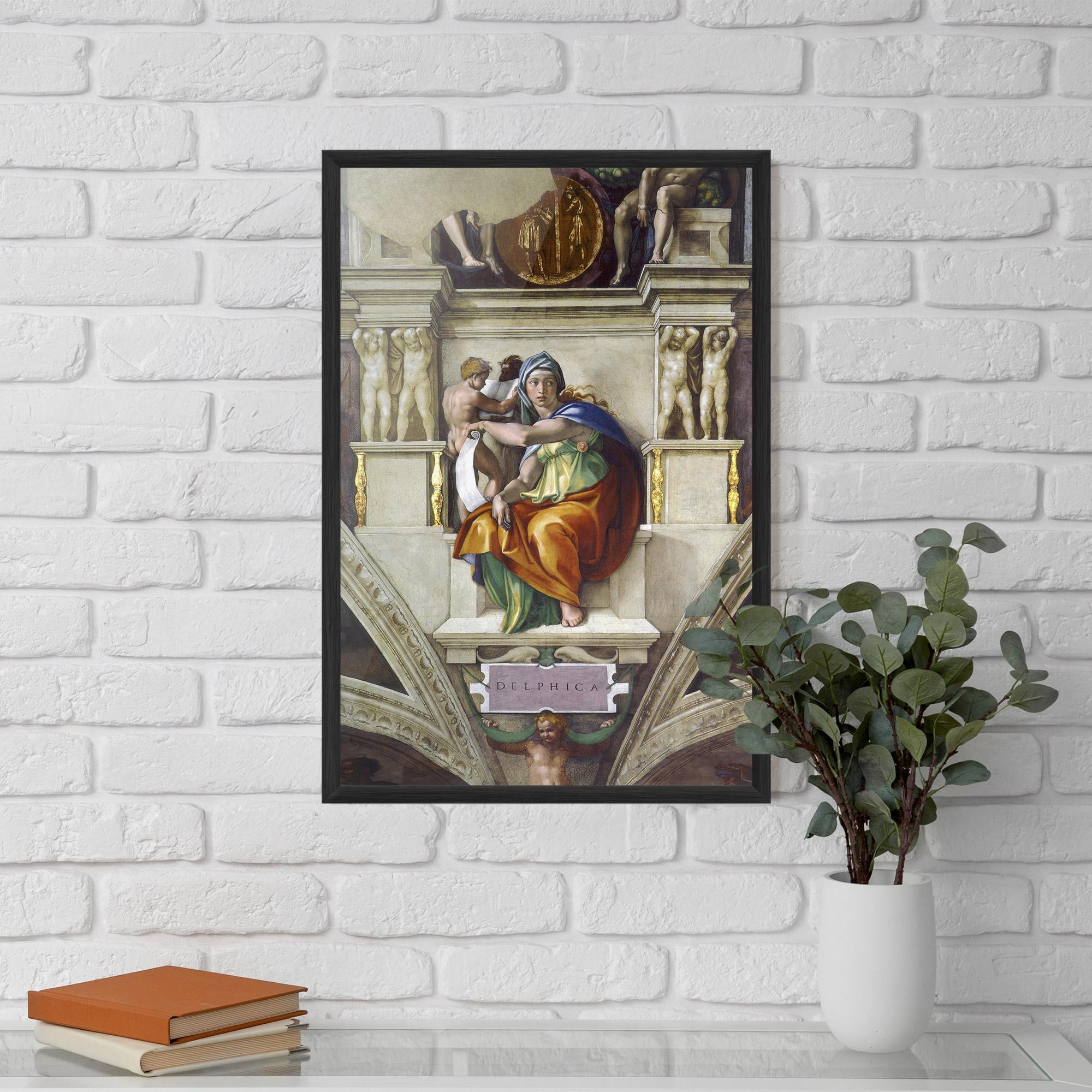 Gerahmte Poster Delphic Sibyl mockup 5
