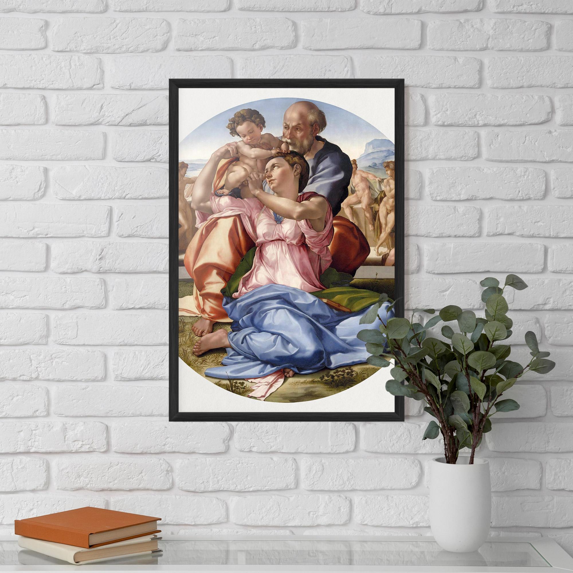 Gerahmte Poster Doni Tondo mockup 5