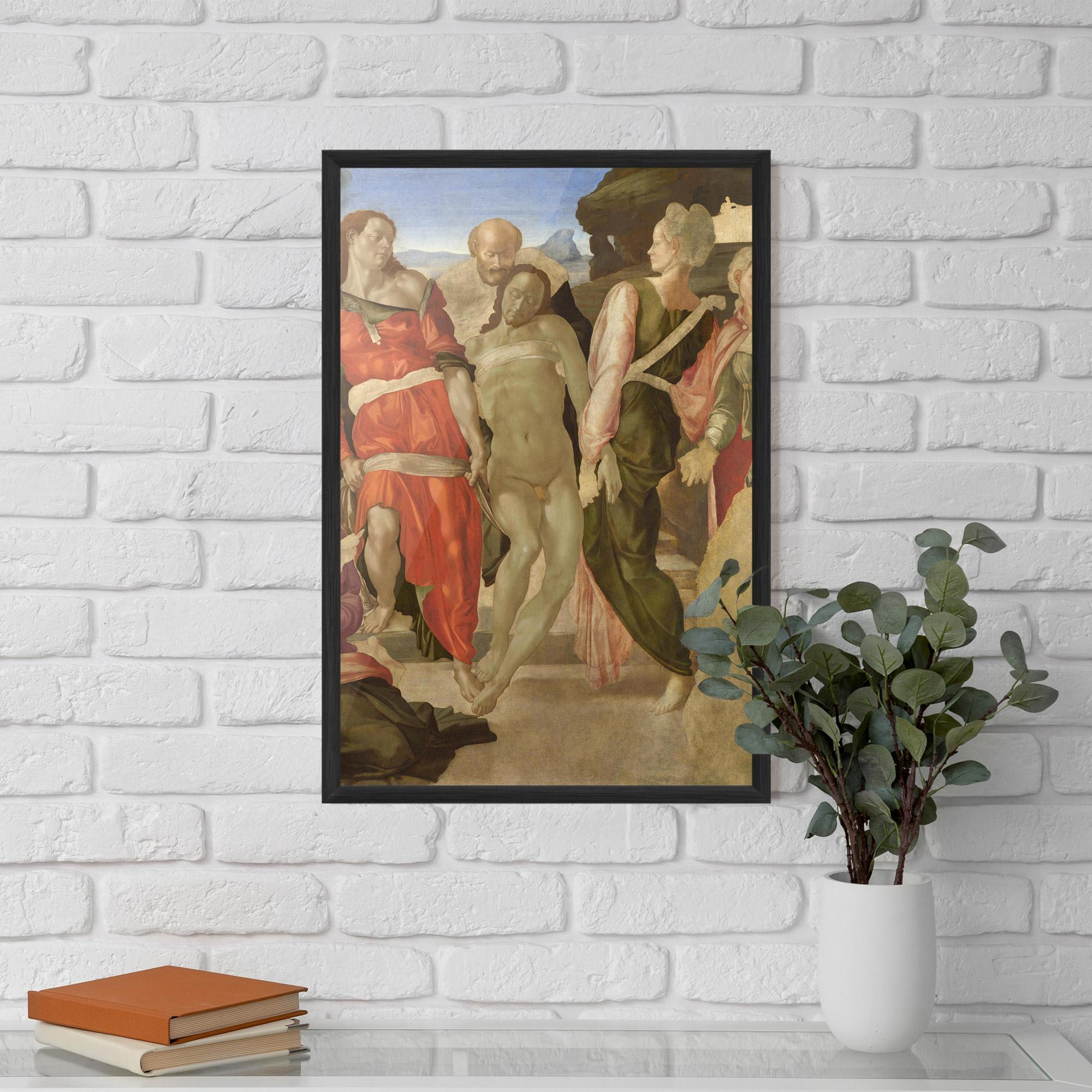 Gerahmte Poster Entombment mockup 5