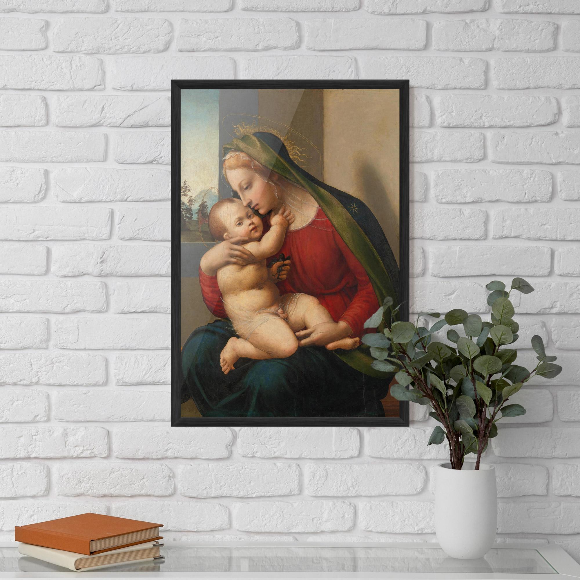 Gerahmte Poster Madonna And Child mockup 5