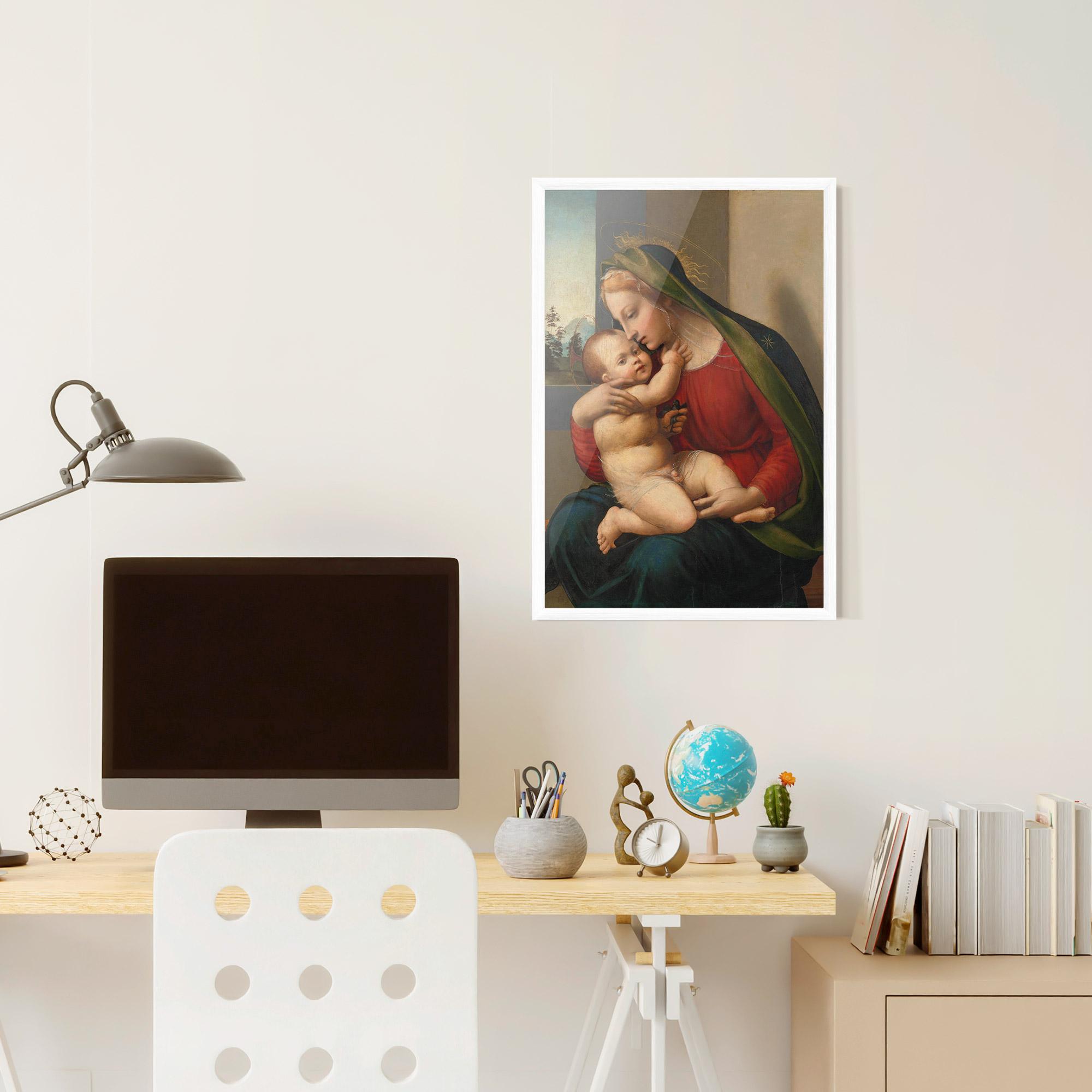 Gerahmte Poster Madonna And Child mockup 6