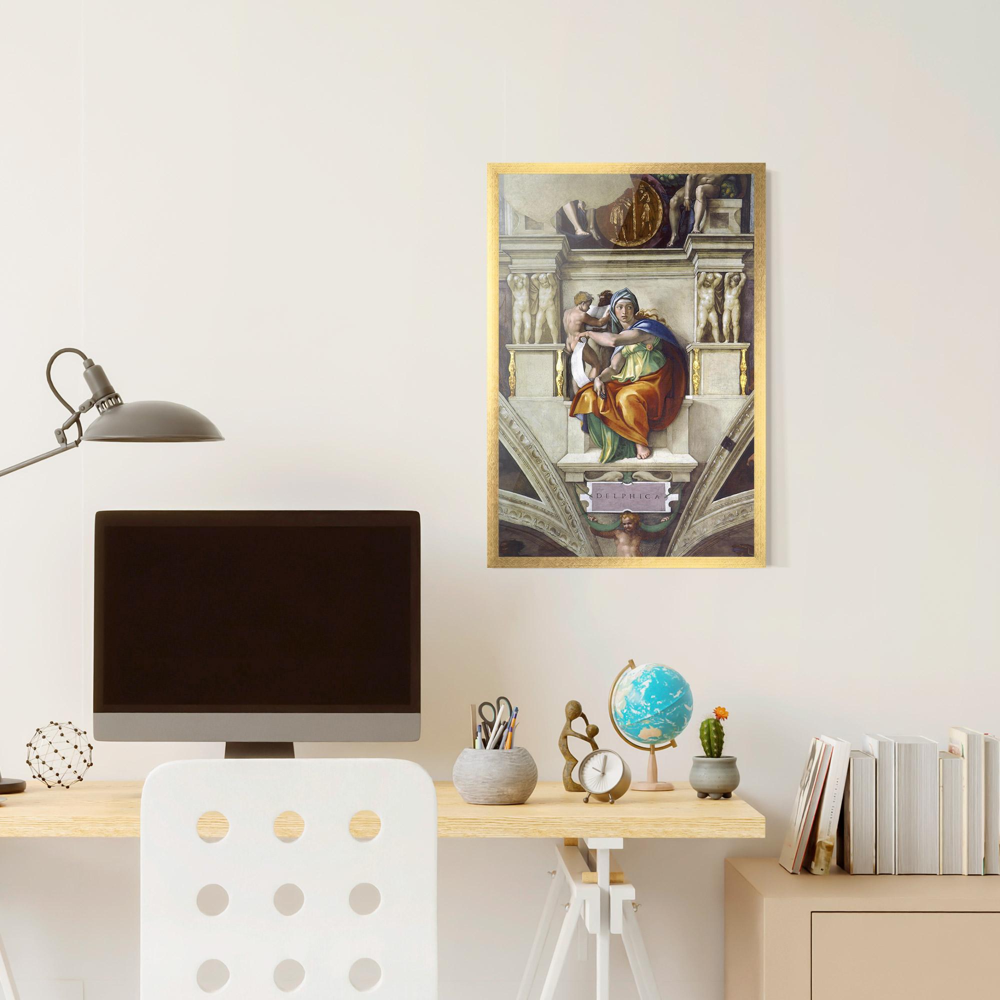 Gerahmte Poster Delphic Sibyl mockup 6