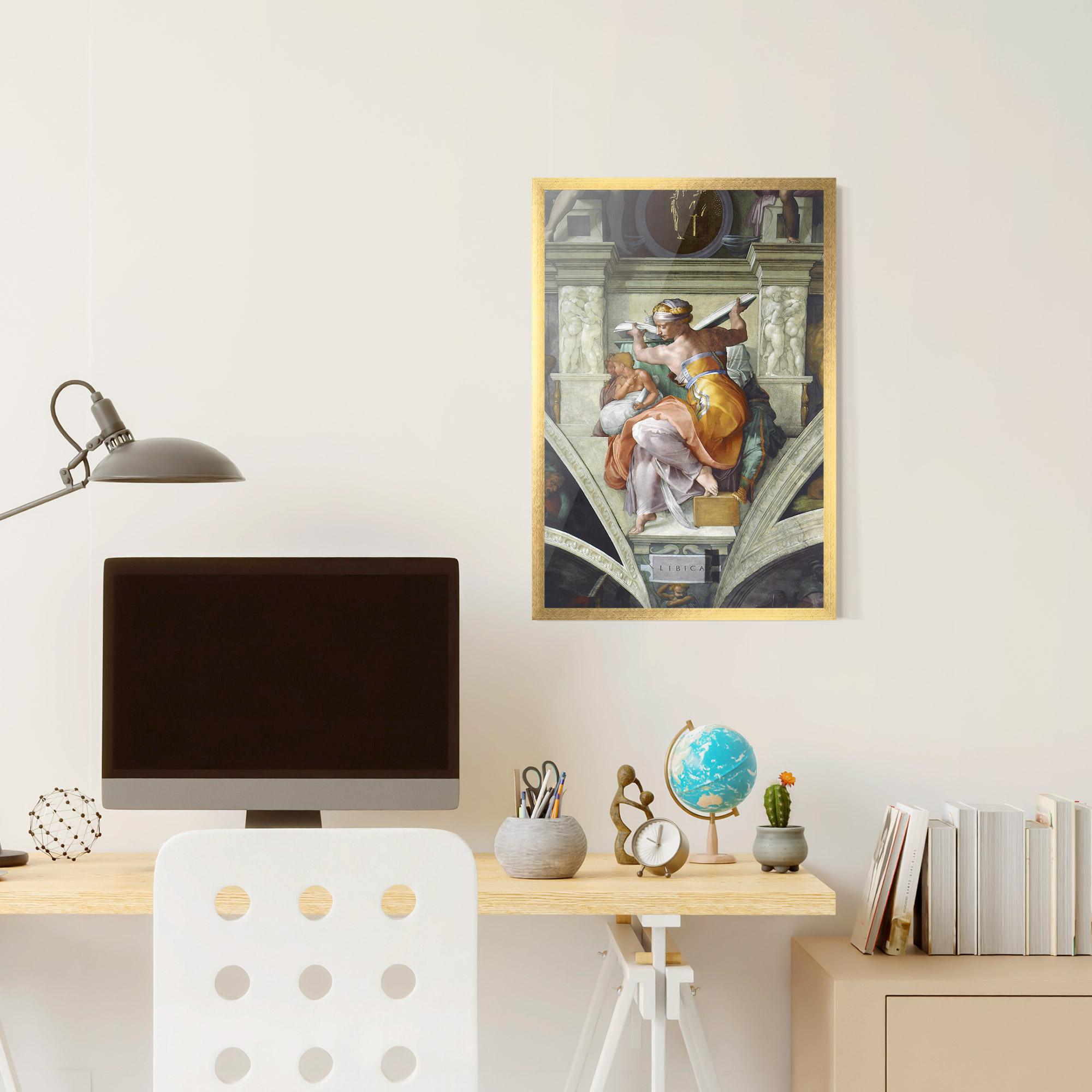 Gerahmte Poster Libyan Sibyles mockup 6