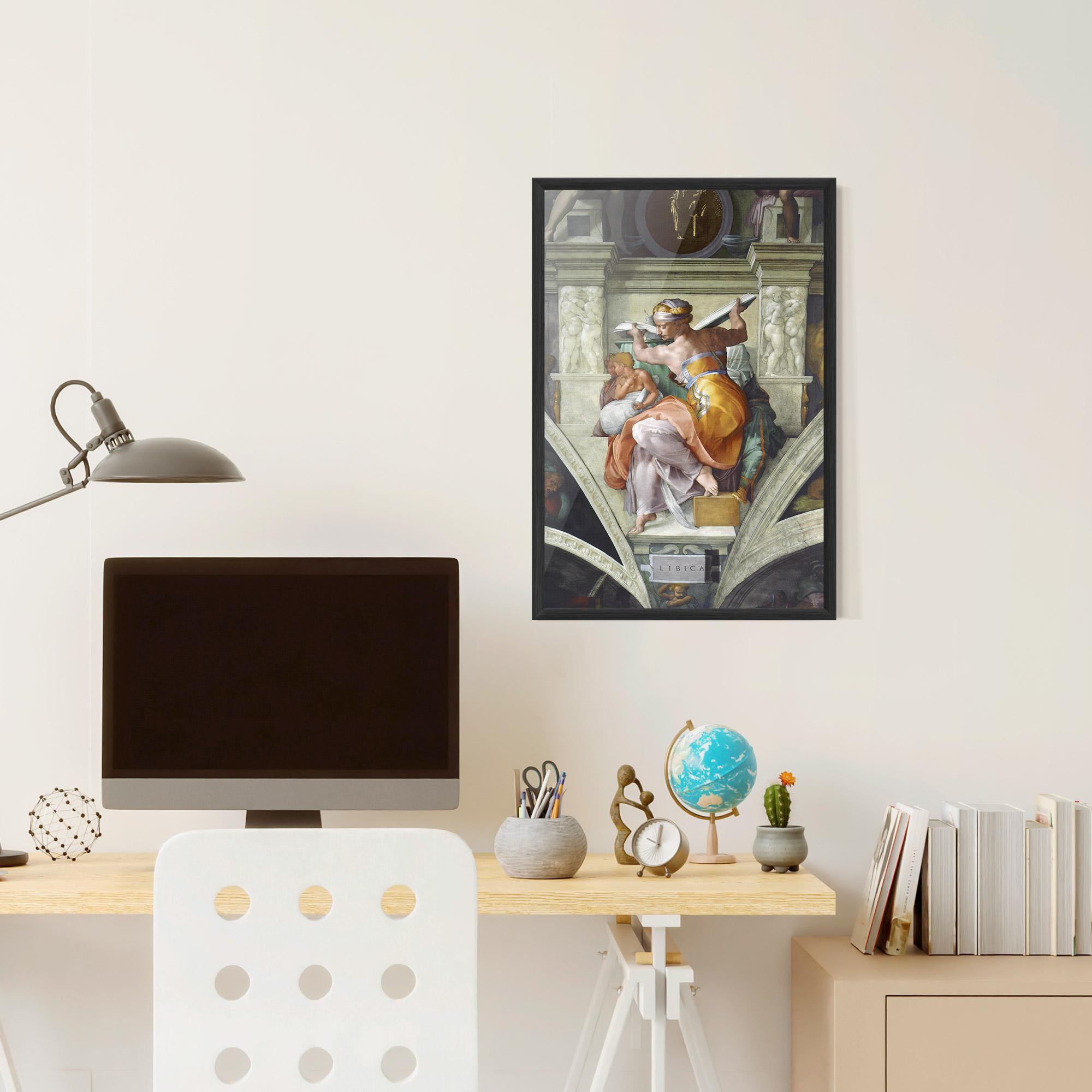 Gerahmte Poster Libyan Sibyles mockup 6