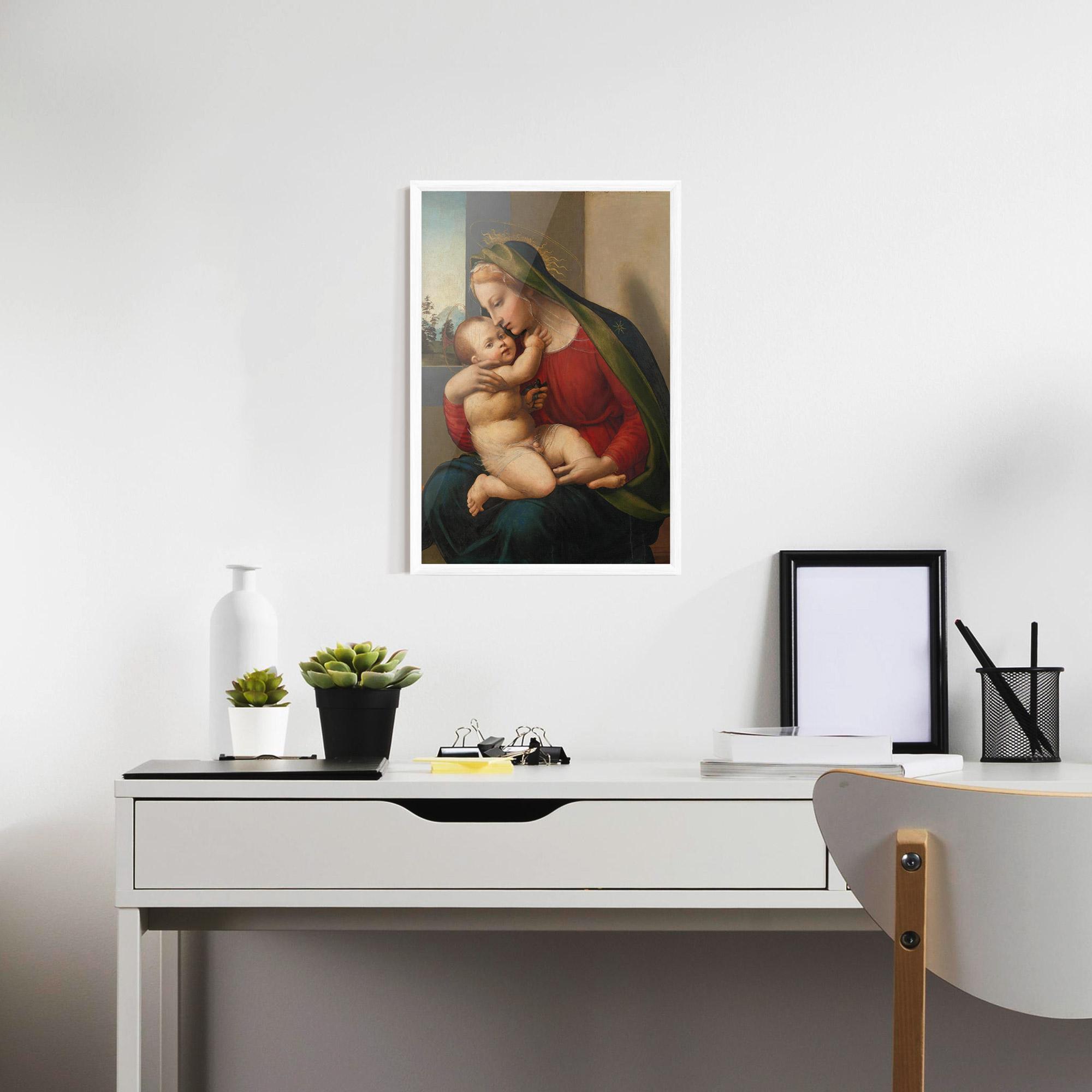 Gerahmte Poster Madonna And Child mockup 7
