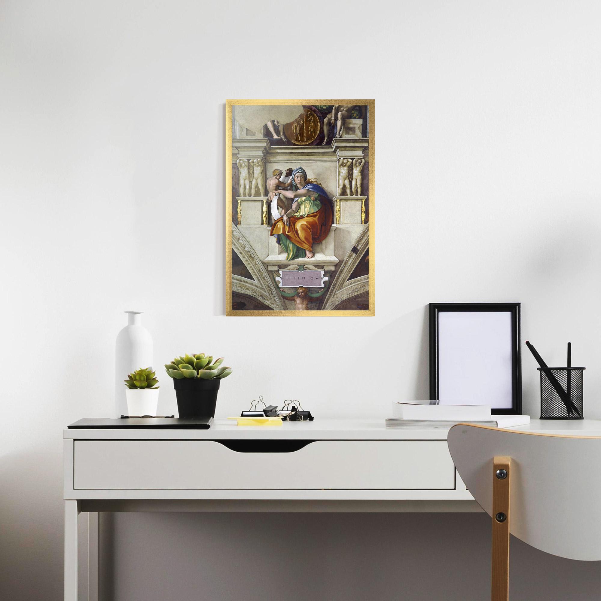 Gerahmte Poster Delphic Sibyl mockup 7