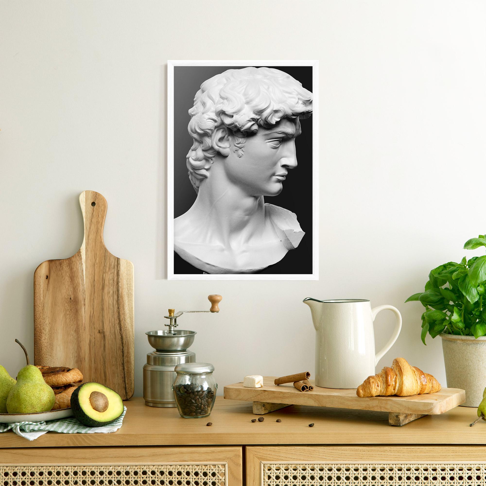 Gerahmte Poster David Head mockup 8