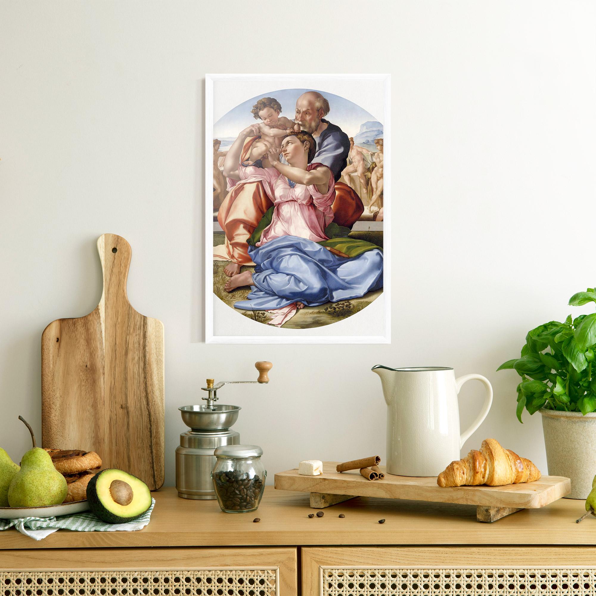 Gerahmte Poster Doni Tondo mockup 8