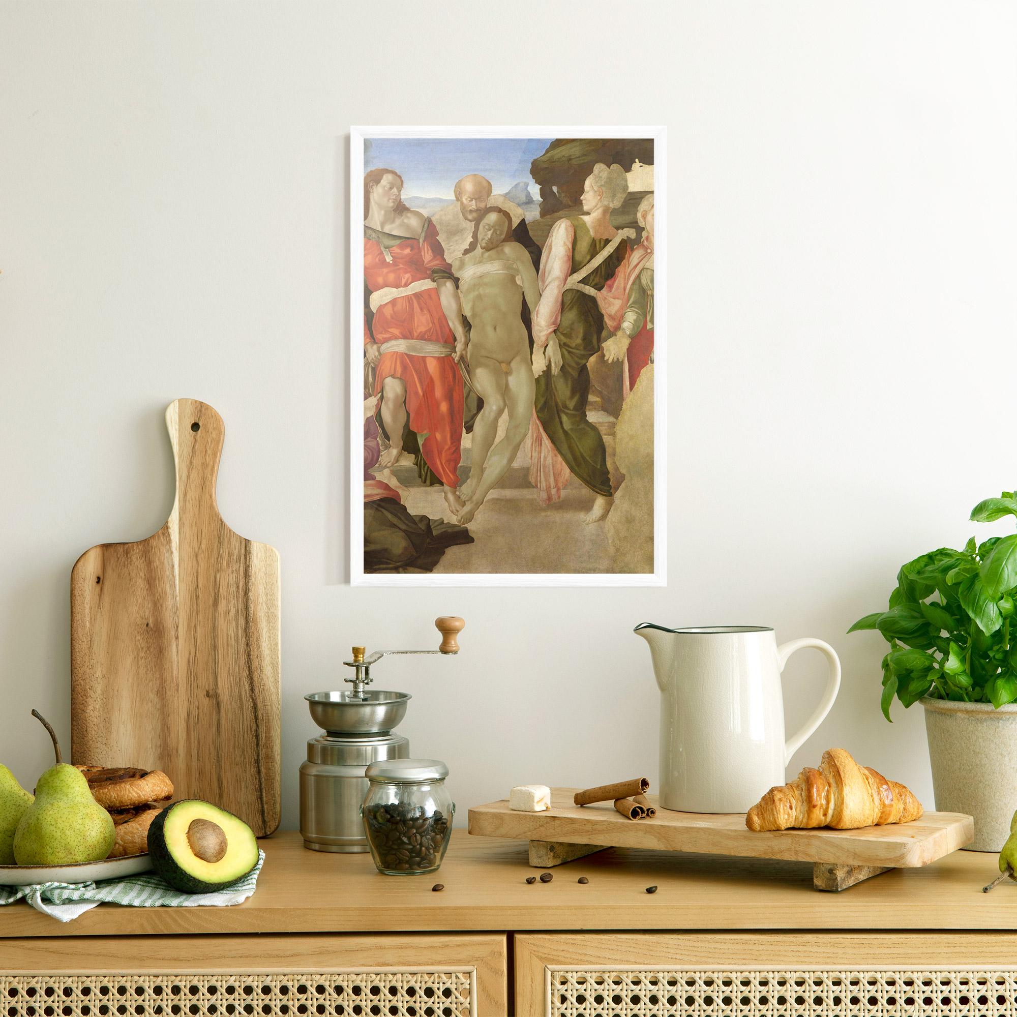 Gerahmte Poster Entombment mockup 8