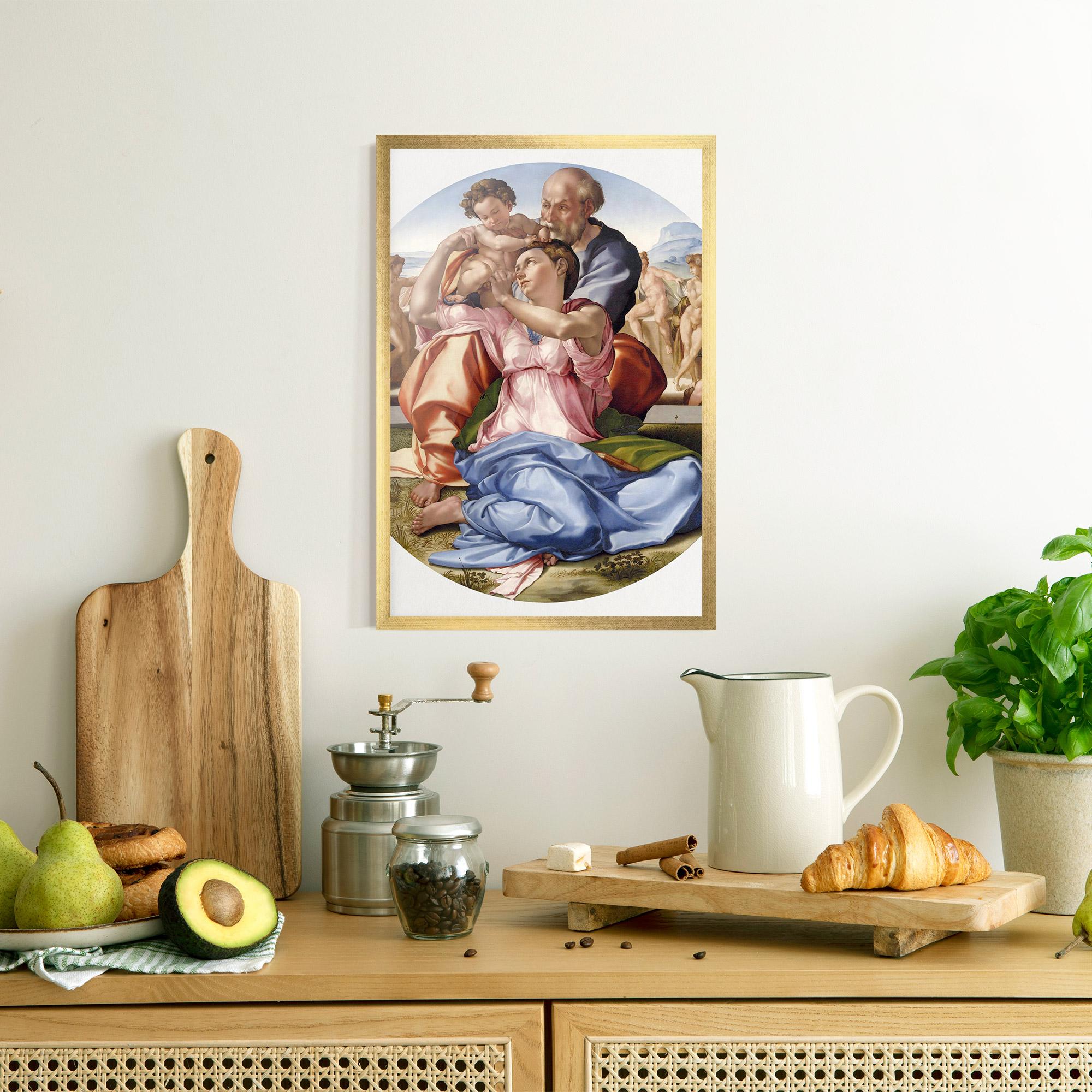 Gerahmte Poster Doni Tondo mockup 8