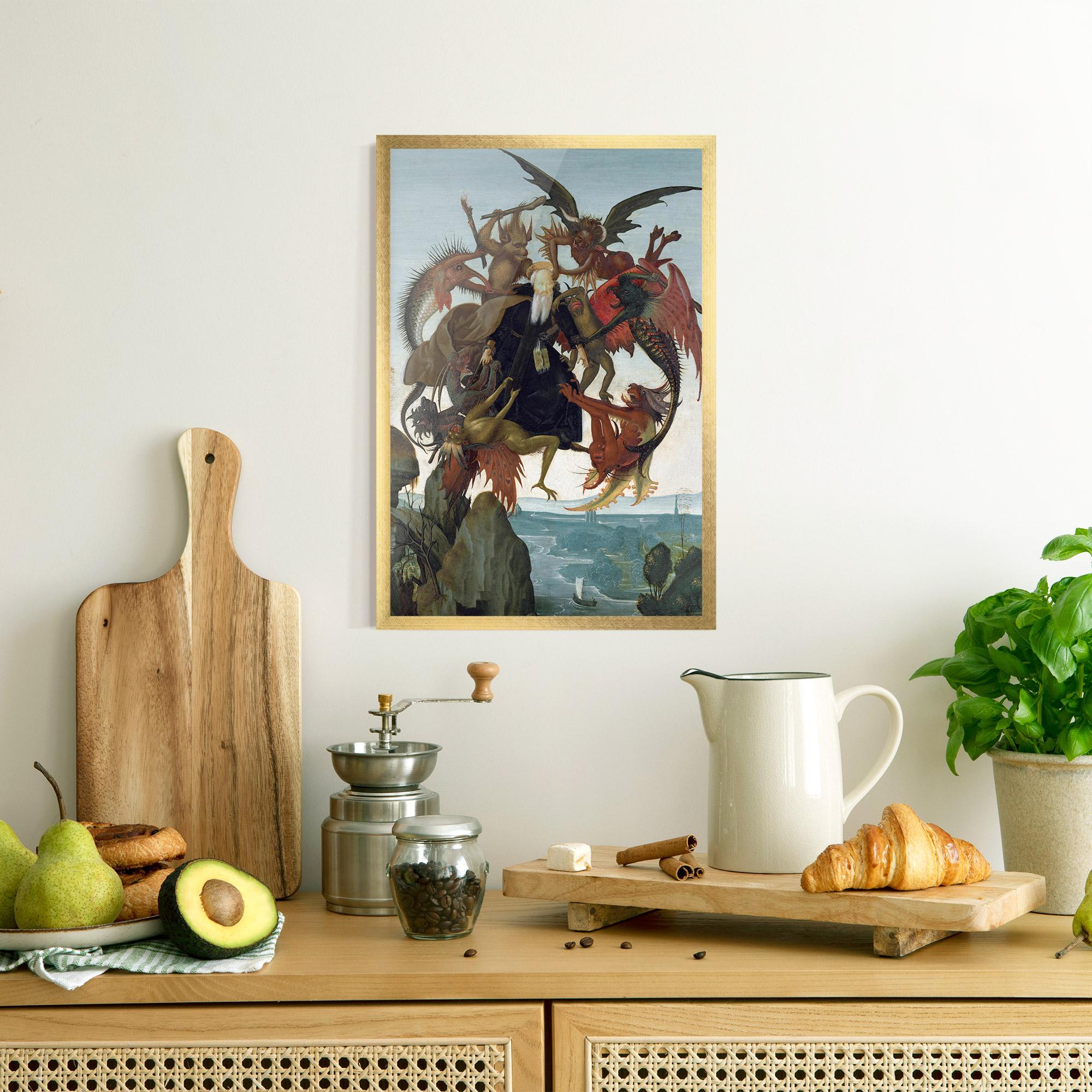 Gerahmte Poster Torment Of Saint mockup 8