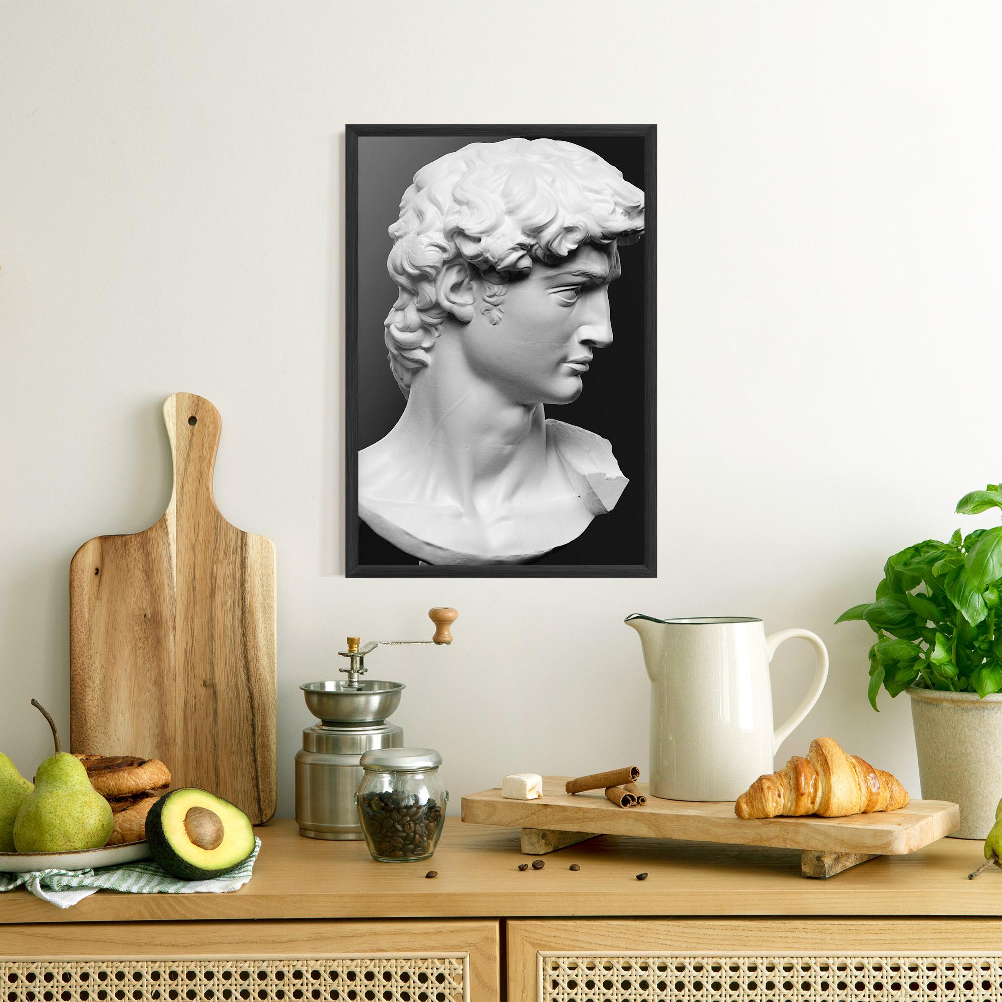 Gerahmte Poster David Head mockup 8