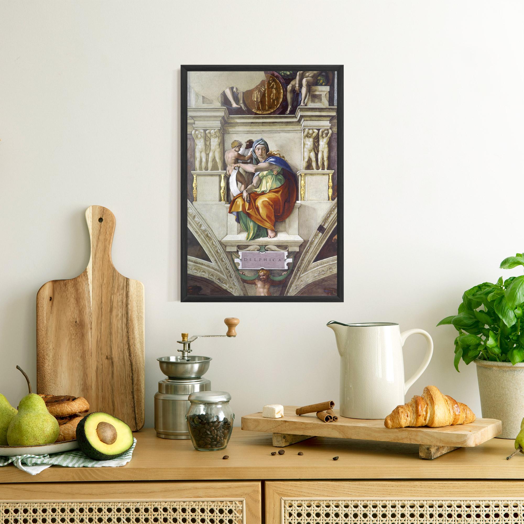 Gerahmte Poster Delphic Sibyl mockup 8