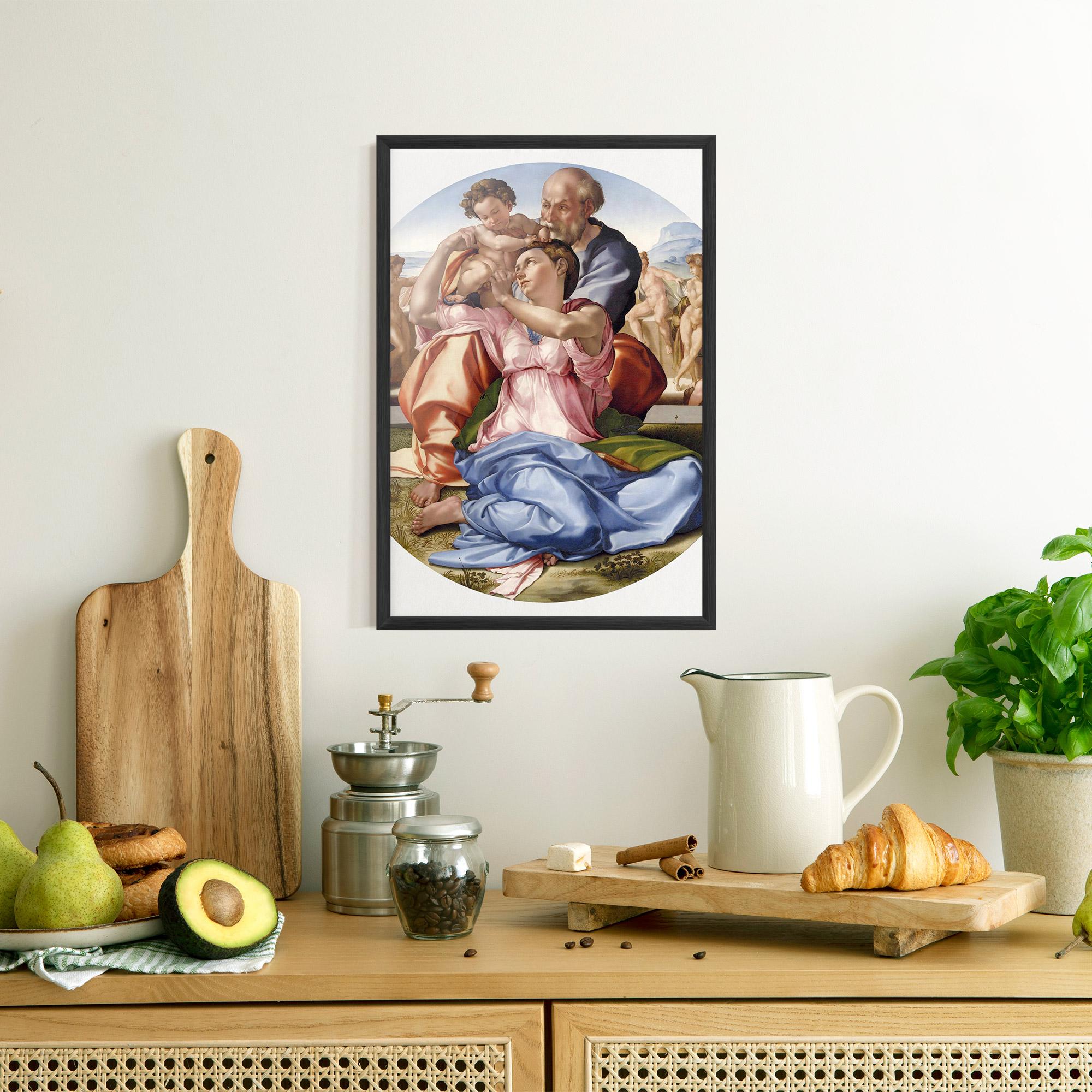 Gerahmte Poster Doni Tondo mockup 8